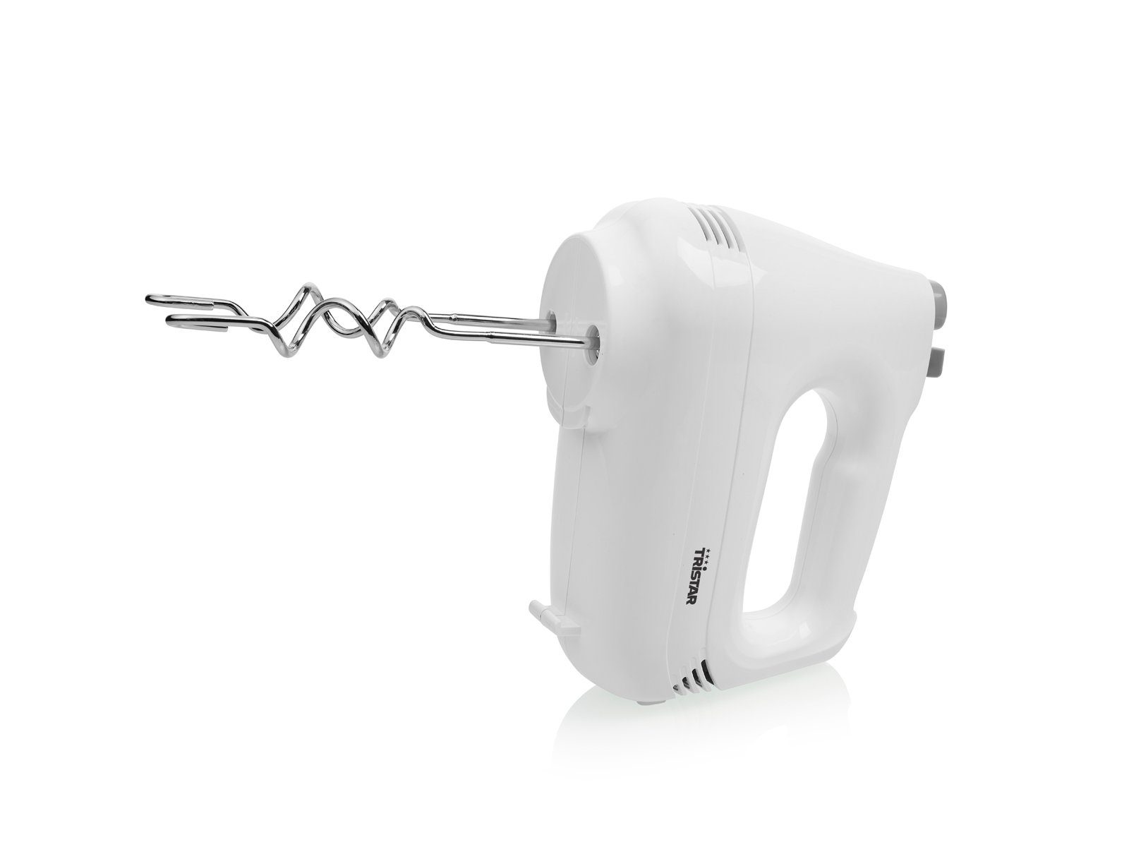 Tristar Handmixer, 200 W, Hand-Rührgerät Rührmaschine, 2 Quirle & 2 Knethaken Turbo Handrührer