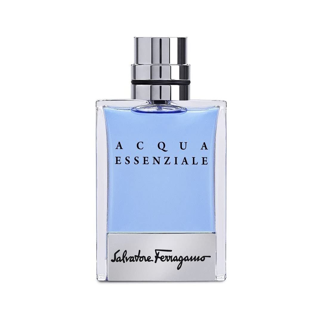 Salvatore Ferragamo Eau de Toilette Acqua Essenziale Blu, Glasflakon, Parfüm EDT, Herrenduft