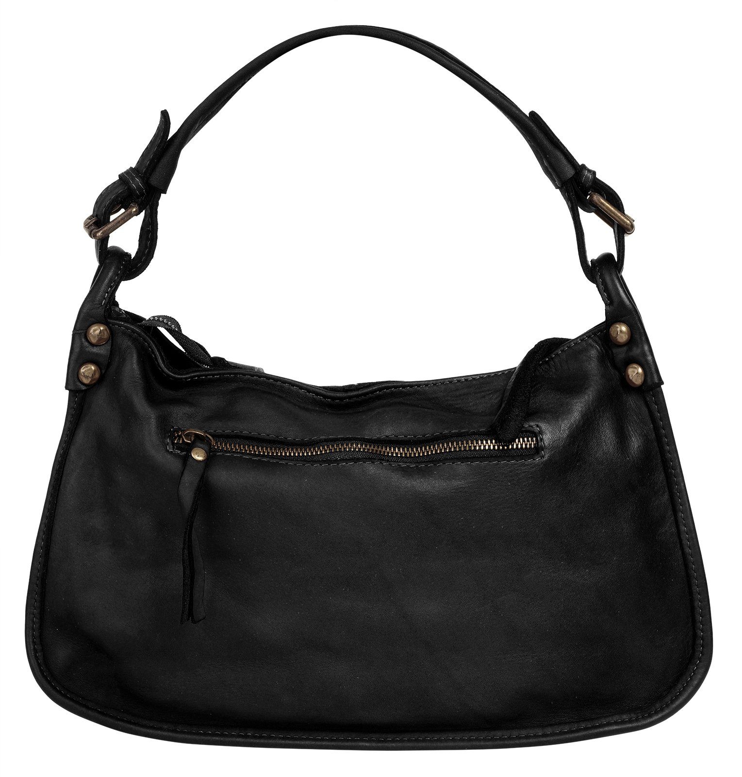 Samantha Look Henkeltasche, echt Leder, Made in Italy