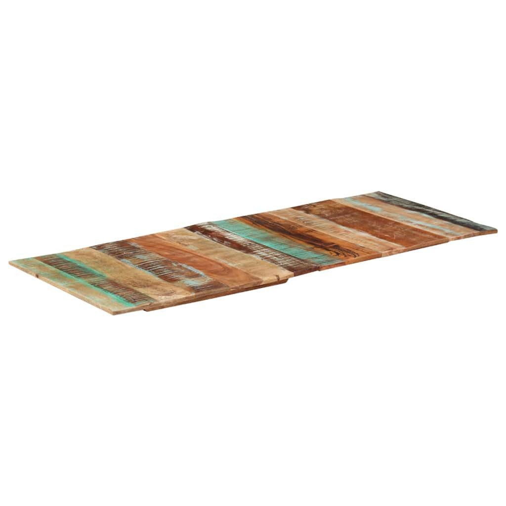 furnicato Tischplatte Rustikale Massivholz-140 x 60 cm (1 St), Unikate-Arbeitsplatte aus Altholz für Bartische und Konsolentische