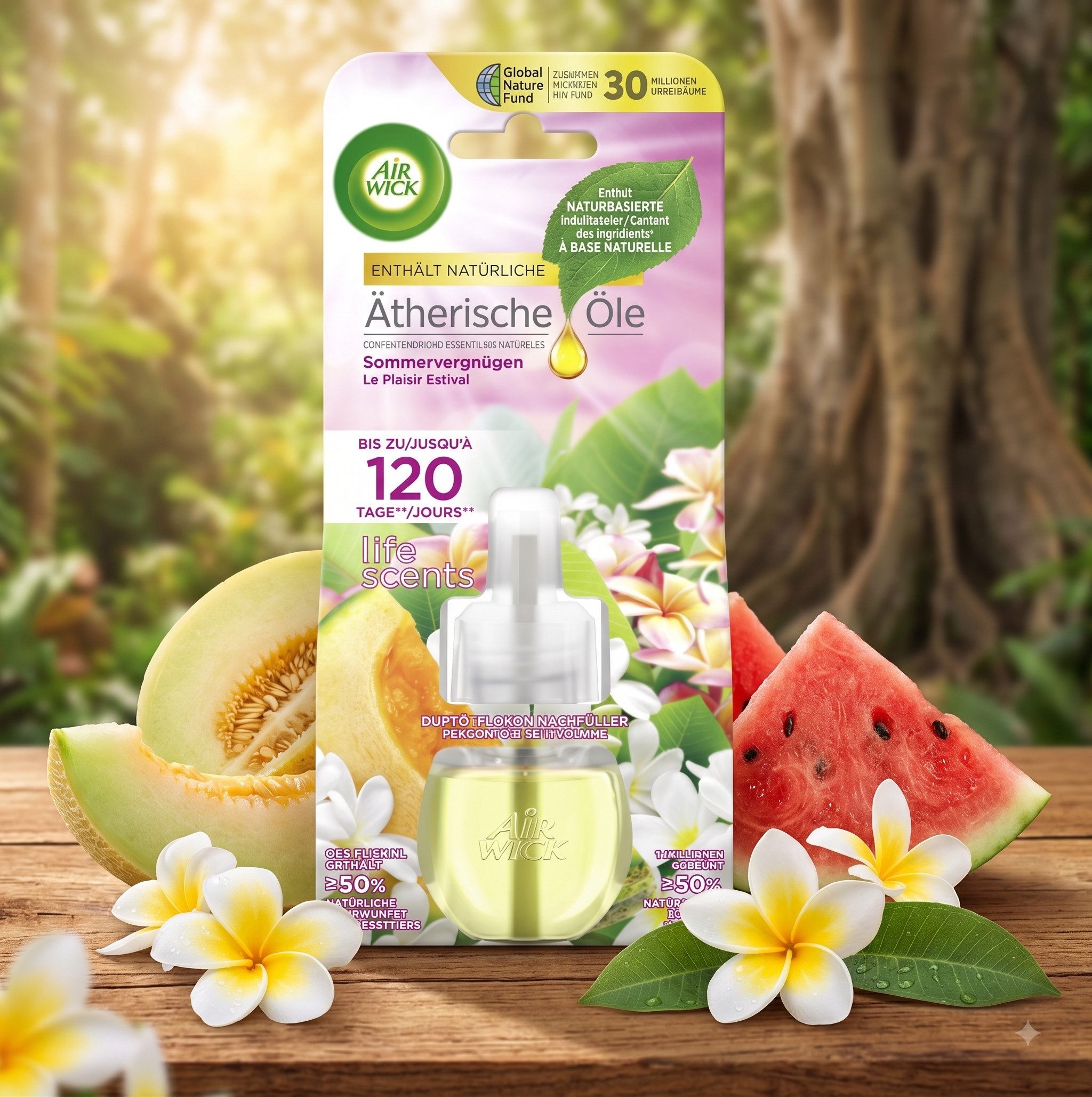 Air Wick Raumduft Air Wick Duftölflakon Nachfüller Sommervergnügen – 19 ml - Duftflakon