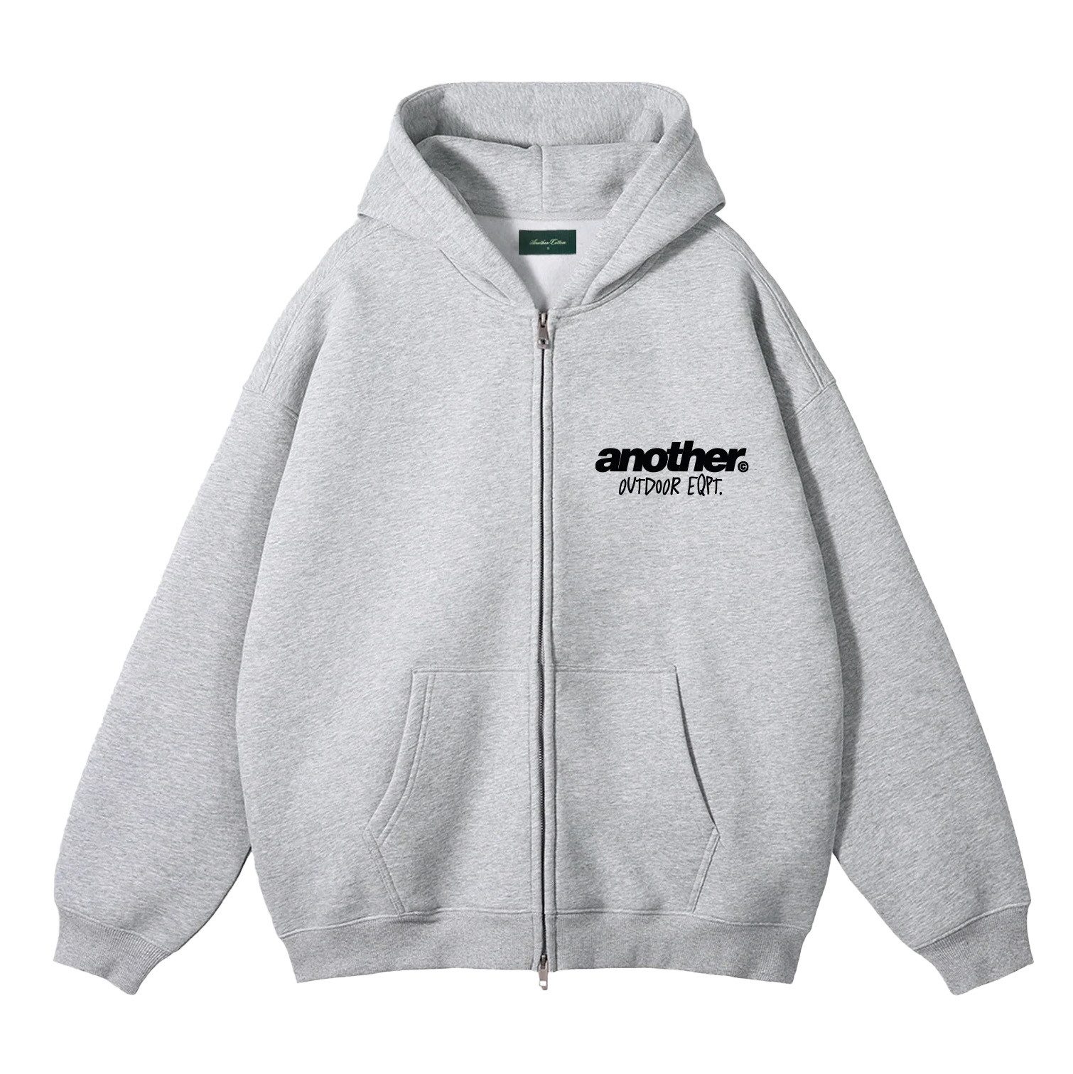Another Cotton Lab Kapuzensweatjacke Another Cotton Lab Almost Home Zip Hoodie