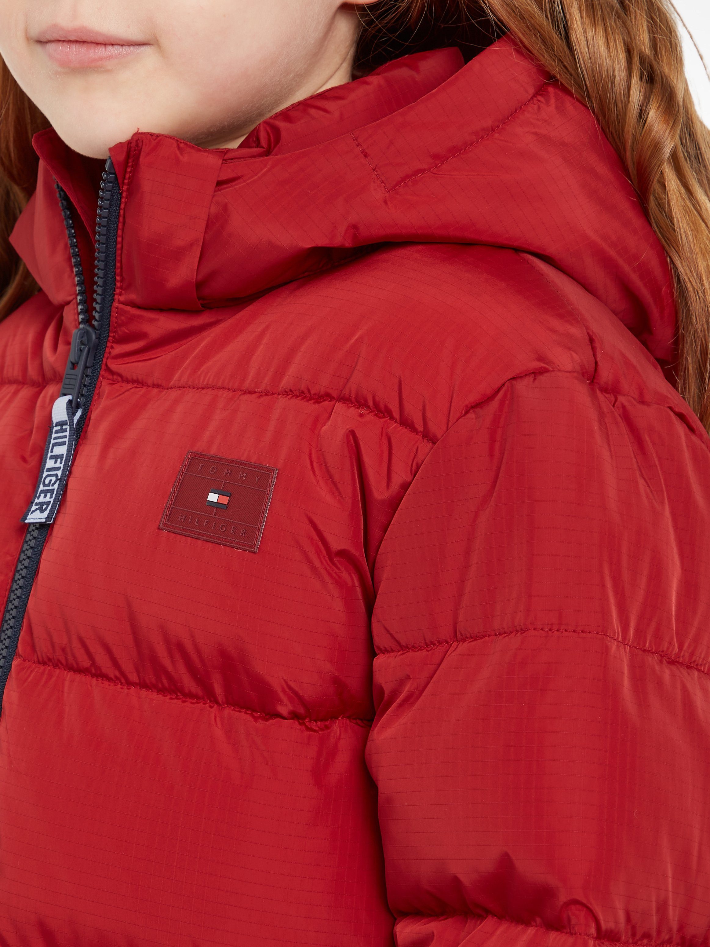 Tommy Hilfiger U ALASKA Steppjacke mit Kapuze PUFFER Rouge