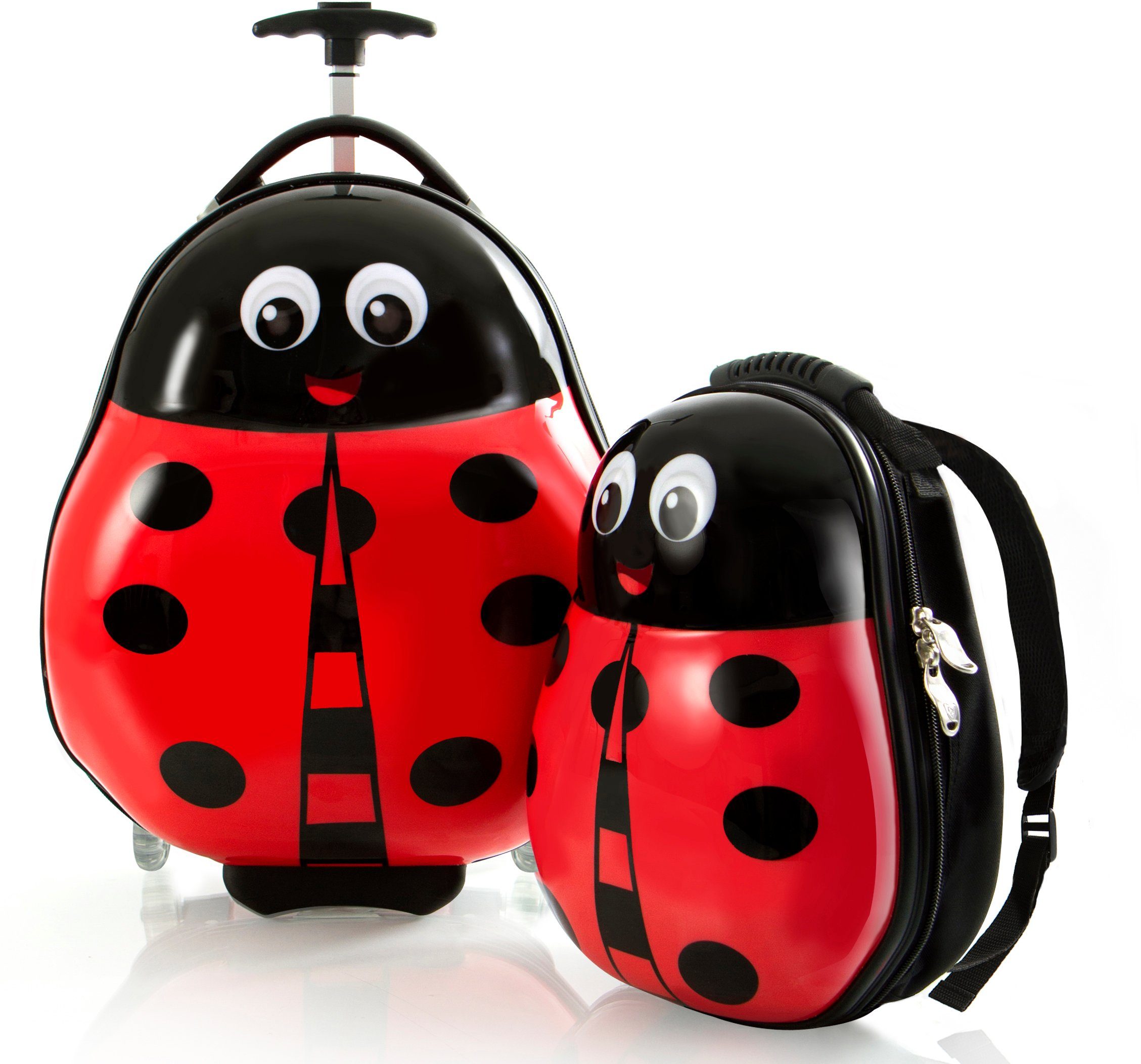 Heys Kinderkoffer Travel Tots, Marienkäfer, 2 Rollen, Heys x Joachim Llambi Kindertrolley Kinder Reisegepäck