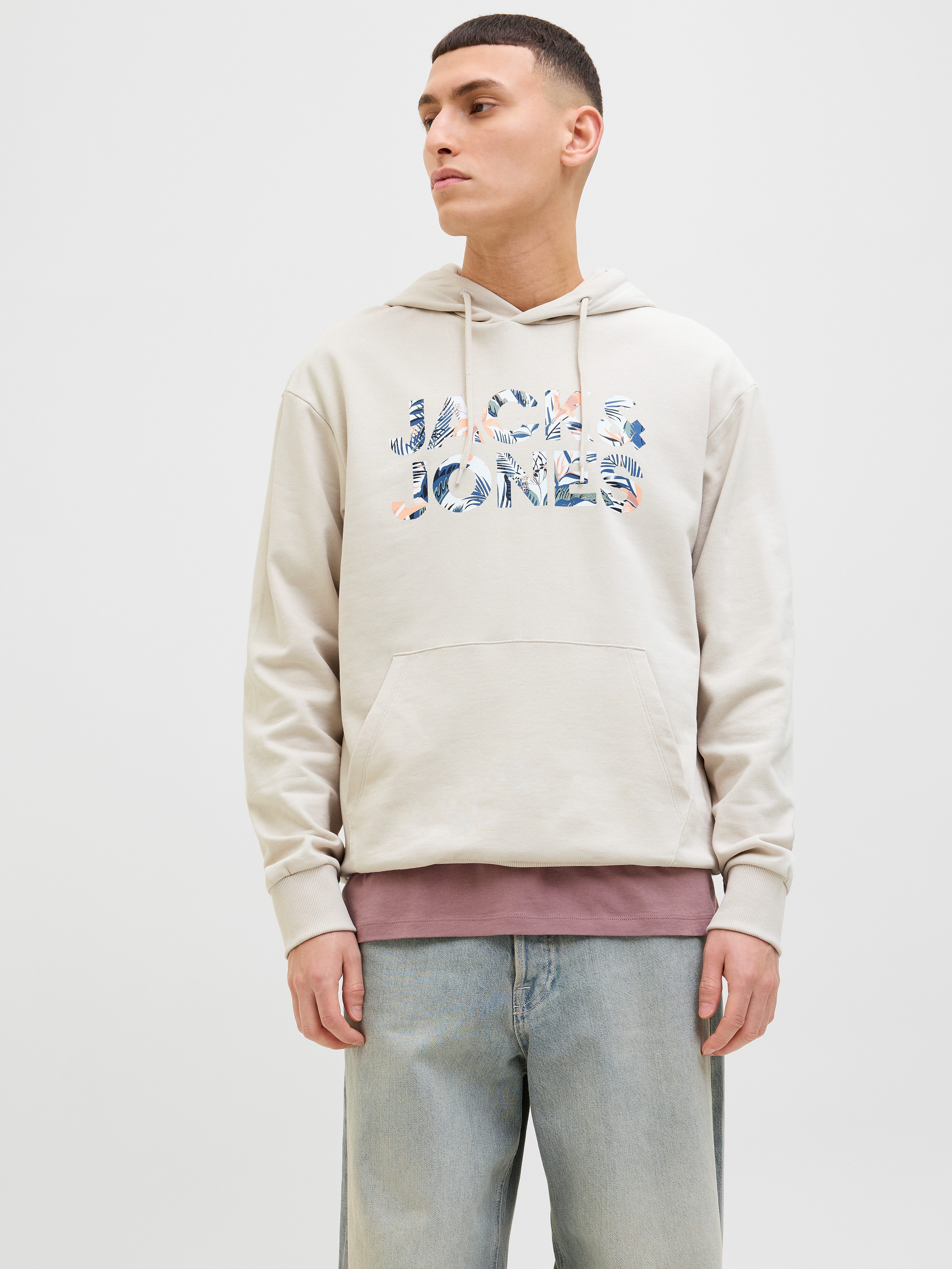 Jack & Jones Kapuzensweatshirt JJEBRYAN CORP LOGO SWEAT HOOD NOOS mit Logo günstig online kaufen