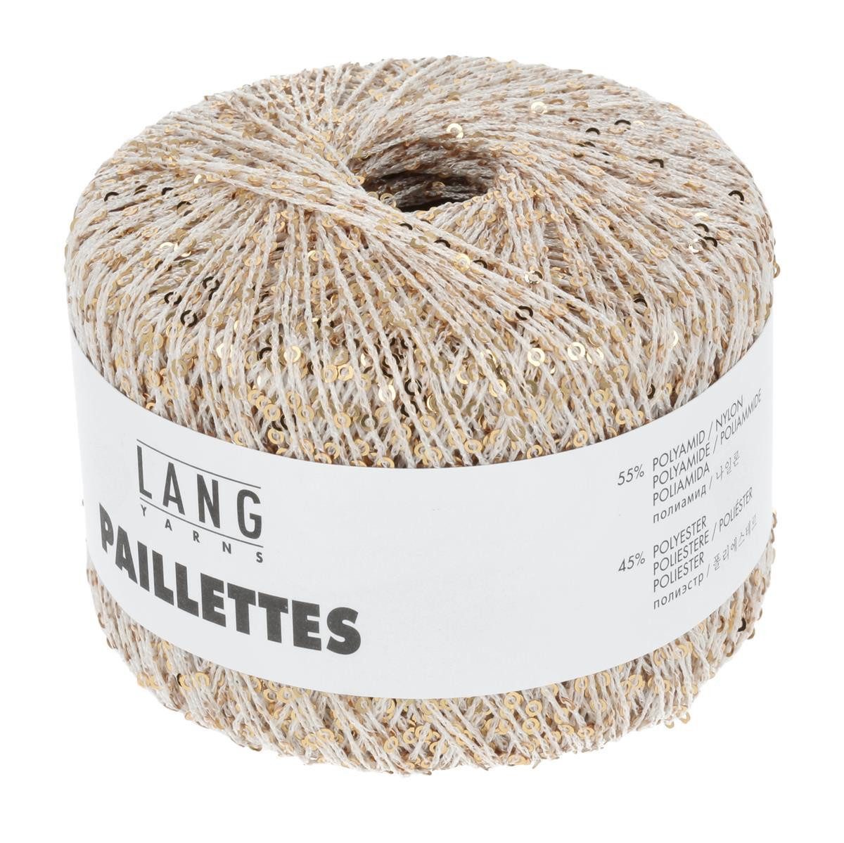 LANG YARNS Paillettes Häkelwolle, 112 m