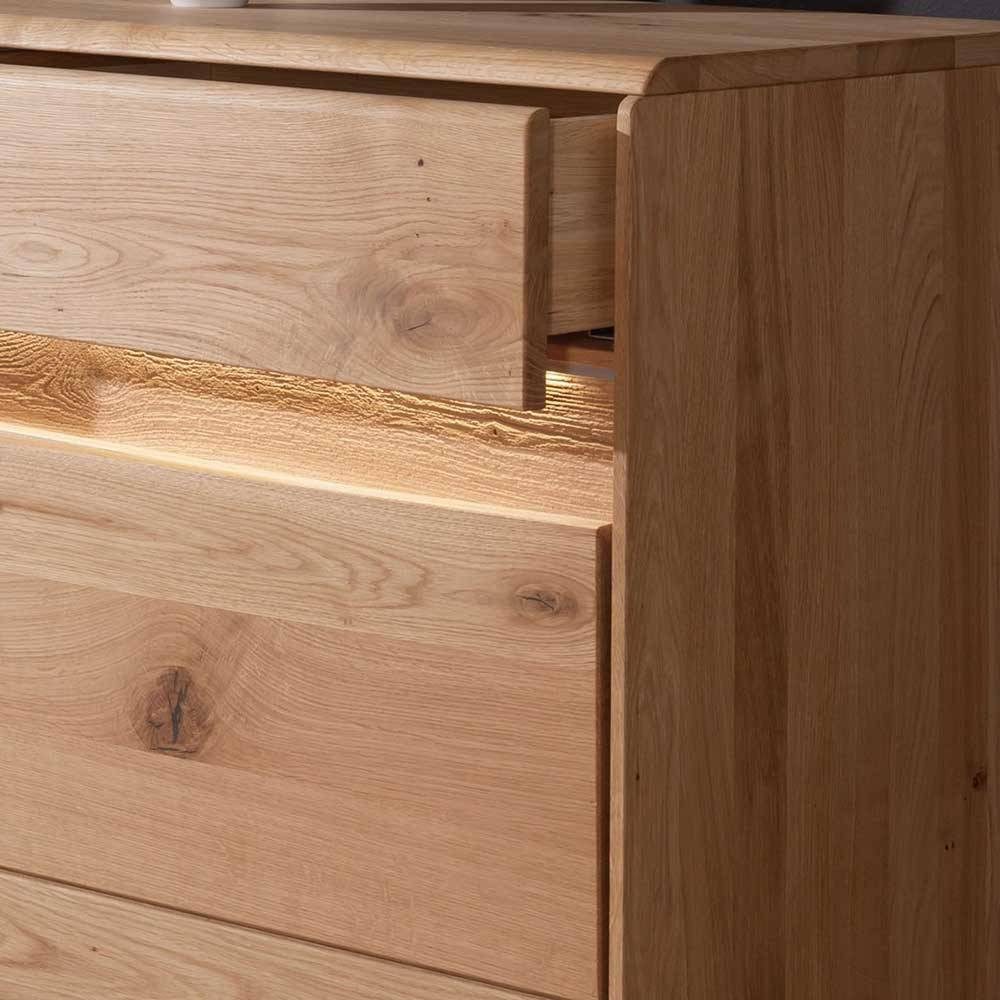 Main Möbel Sideboard Sideboard Kommode 123x86cm Wildeiche Berlin