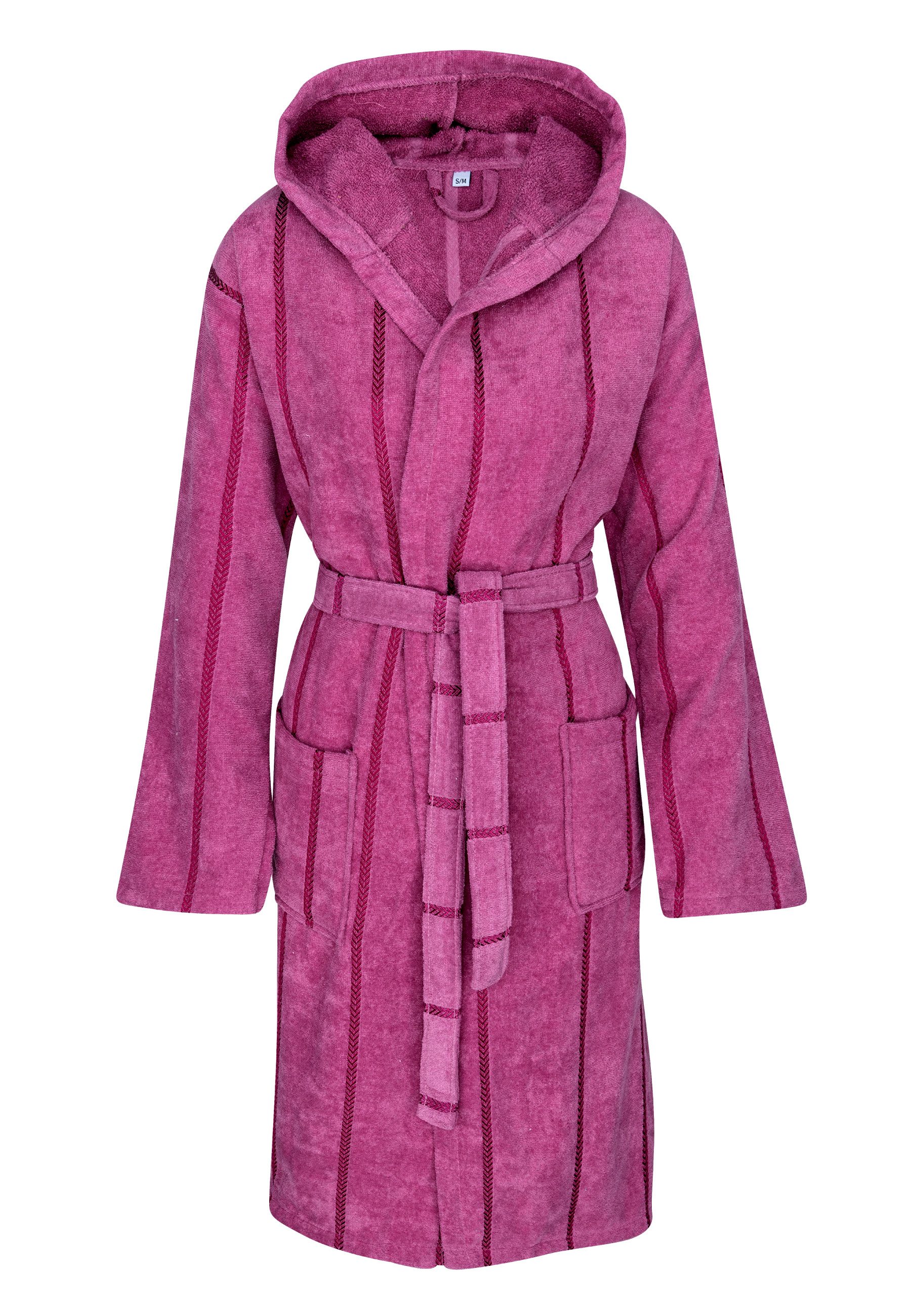 Just2little Bademantel Baumwoll-langarm Bademantel mit Kapuze - OEKO-TEX® Z günstig online kaufen