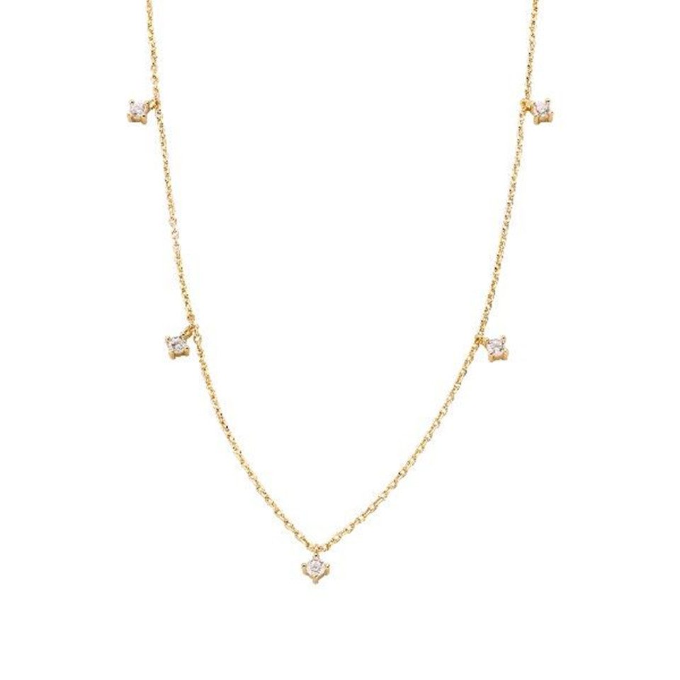 XENOX Kette mit Anhänger XENOX Kette Damen "Crush" Goldfarben XS2036G