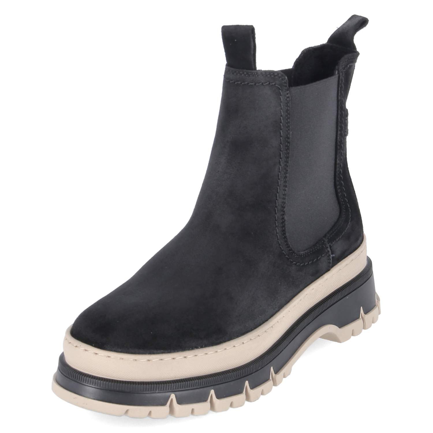 Tamaris Tamaris 1-25808-45/001 Damen Rauleder black Schlupfstiefel