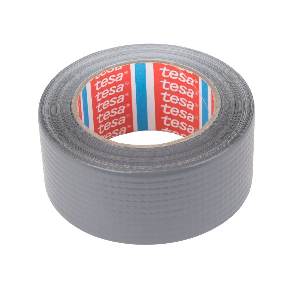 tesa Klebeband Panzertape DUCT Tape 4610 (1-St) Synthesekautschuk, hohe Klebekraft, 5 cm x 50 m