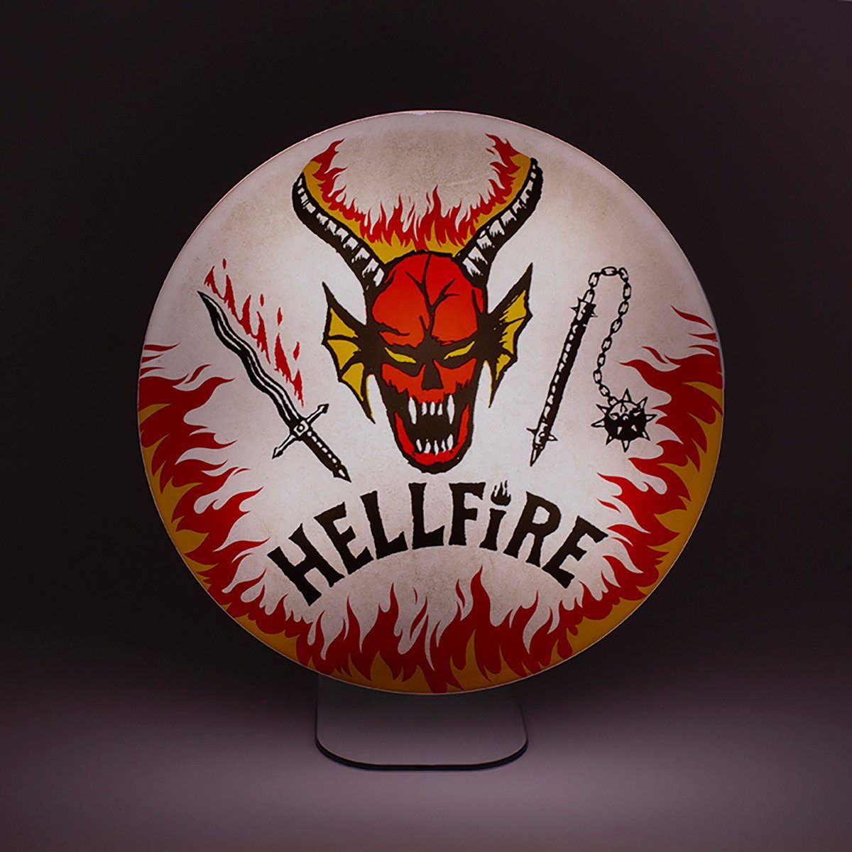 Paladone Stehlampe Club Lampe Hellfire LED Things Stranger Logo
