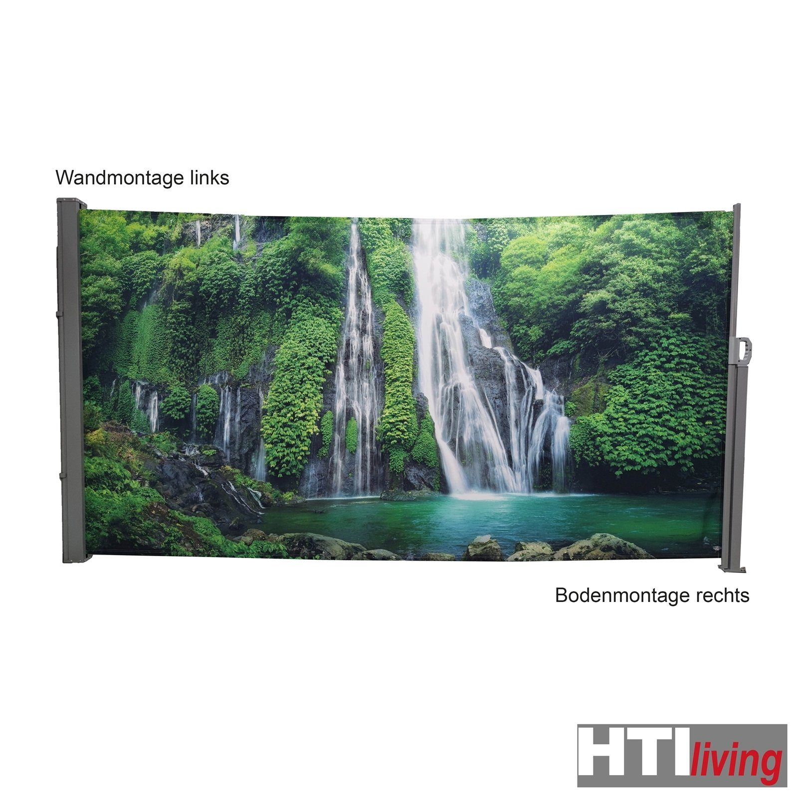 HTI-Living Seitenmarkise Seitenmarkise Wasserfall links (Stück, günstig online kaufen