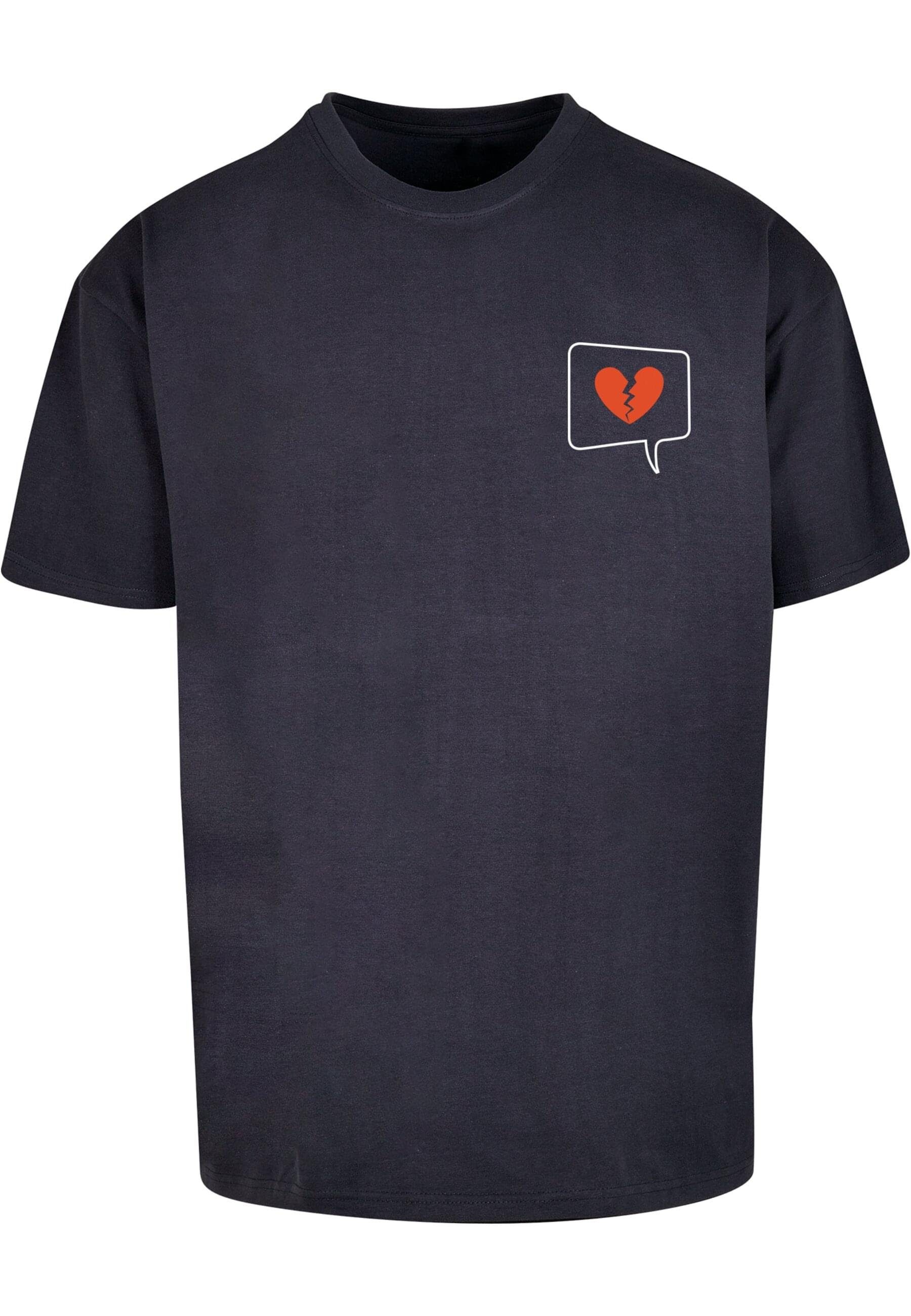 Merchcode T-Shirt Herren Heartbreak X Oversize Tee (1-tlg) navy