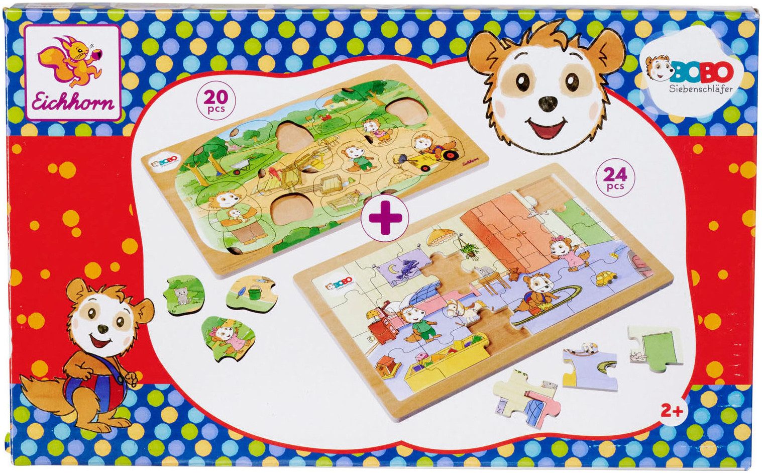 Eichhorn Puzzle Bobo Siebenschläfer, 44 Puzzleteile, FSC® - schützt Wald günstig online kaufen