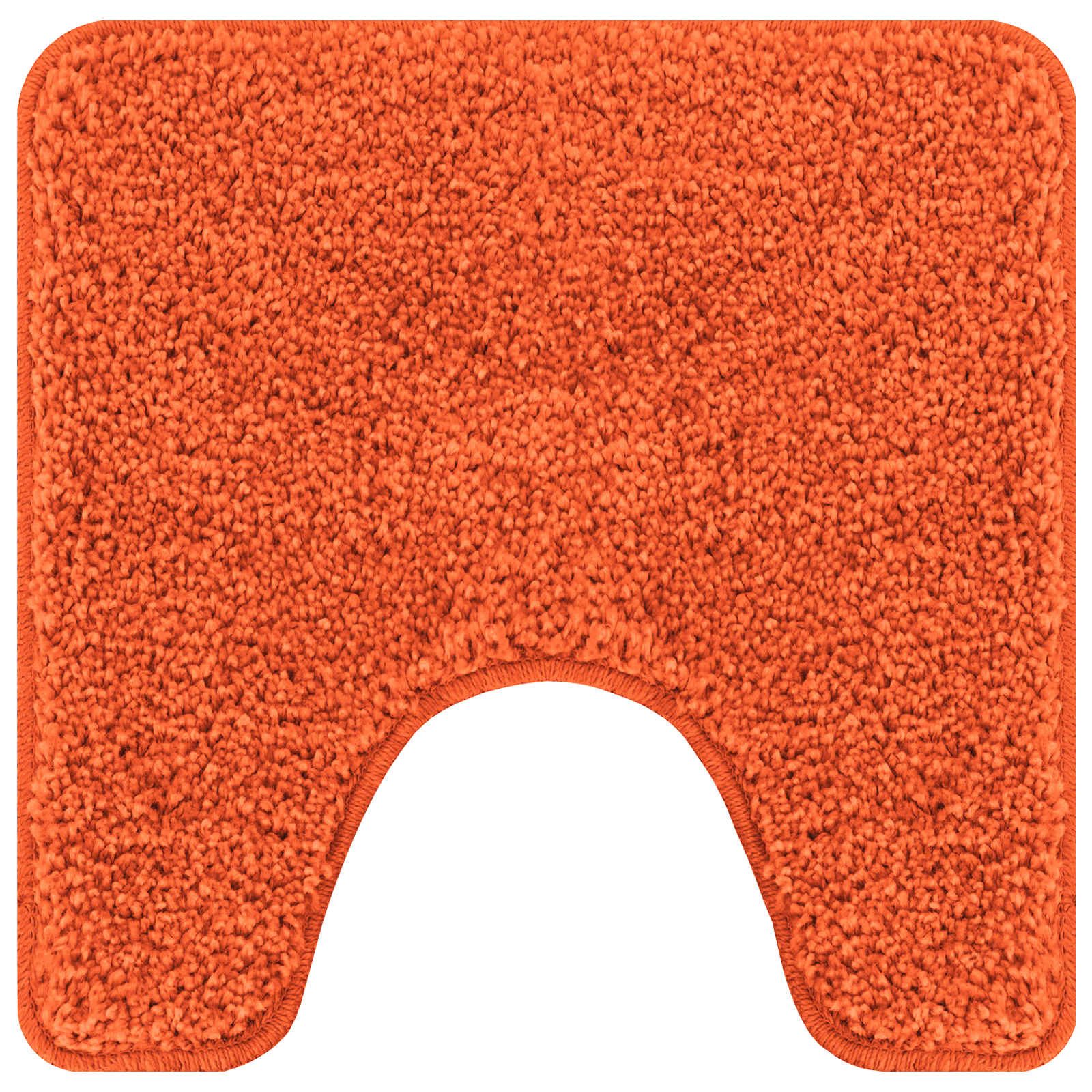 vidaXL Badematte Anti-Rutsch Badematten-Set 3 stk. Orange 50 x 80 cm PP, Höhe 0.2 mm, Polypropylen – Bild 5 von 5