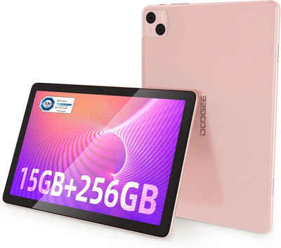 DOOGEE Tablet (10,1", 256 GB, Android 12, 4G LTE, FHD+ 15GB RAM+256GB ROM, 8580mAh Octa-Core, 4G, 2.4/5G WiFi 13MP + 8MP)