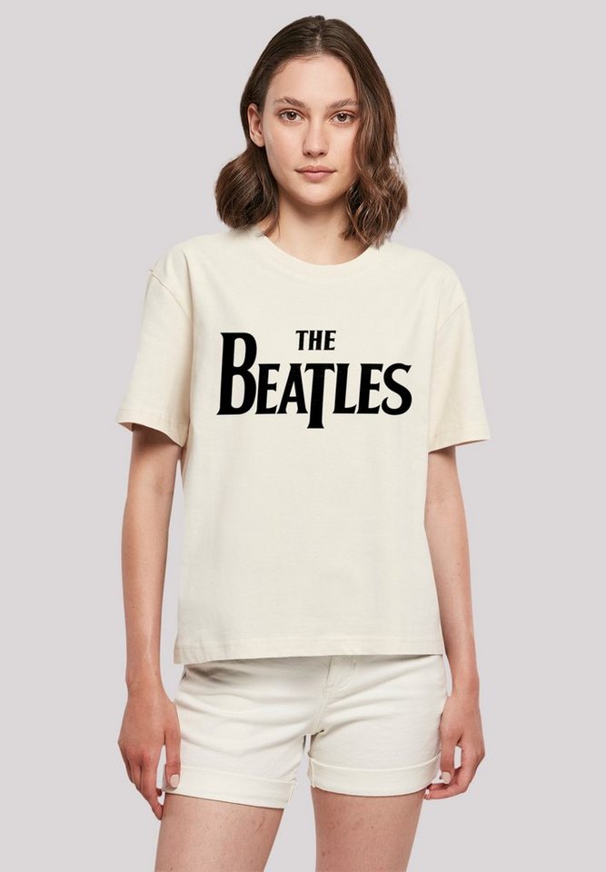 F4NT4STIC T-Shirt The Beatles Logo Print, Fällt weit aus, bitte eine Größe  kleiner bestellen