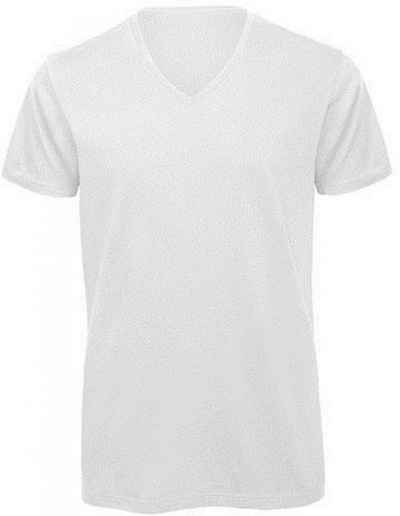 B&C V-Shirt Herren V-Neck T-Shirt / 100% Organic Cotton
