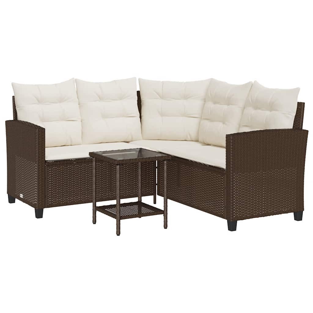 vidaXL Loungesofa Gartensofa in L-Form mit günstig online kaufen