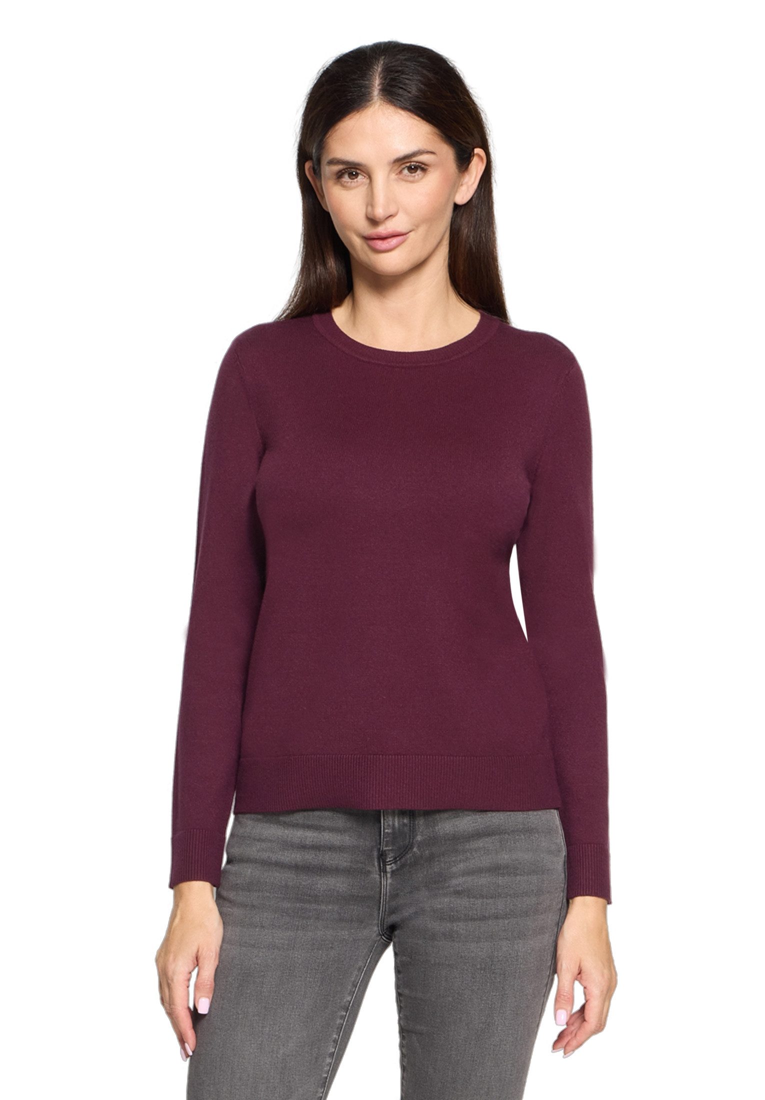 Betty Barclay Strickpullover Damen mit Rundhalsausschnitt (1-tlg)