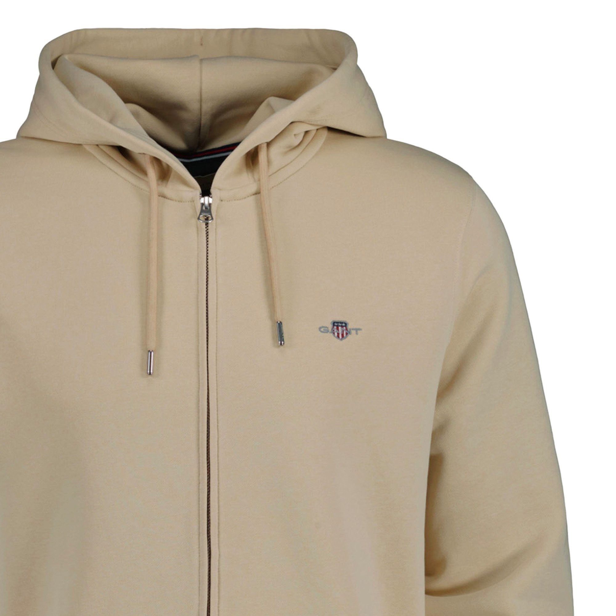 Gant Sweatshirt Herren Sweatjacke Baumwolle