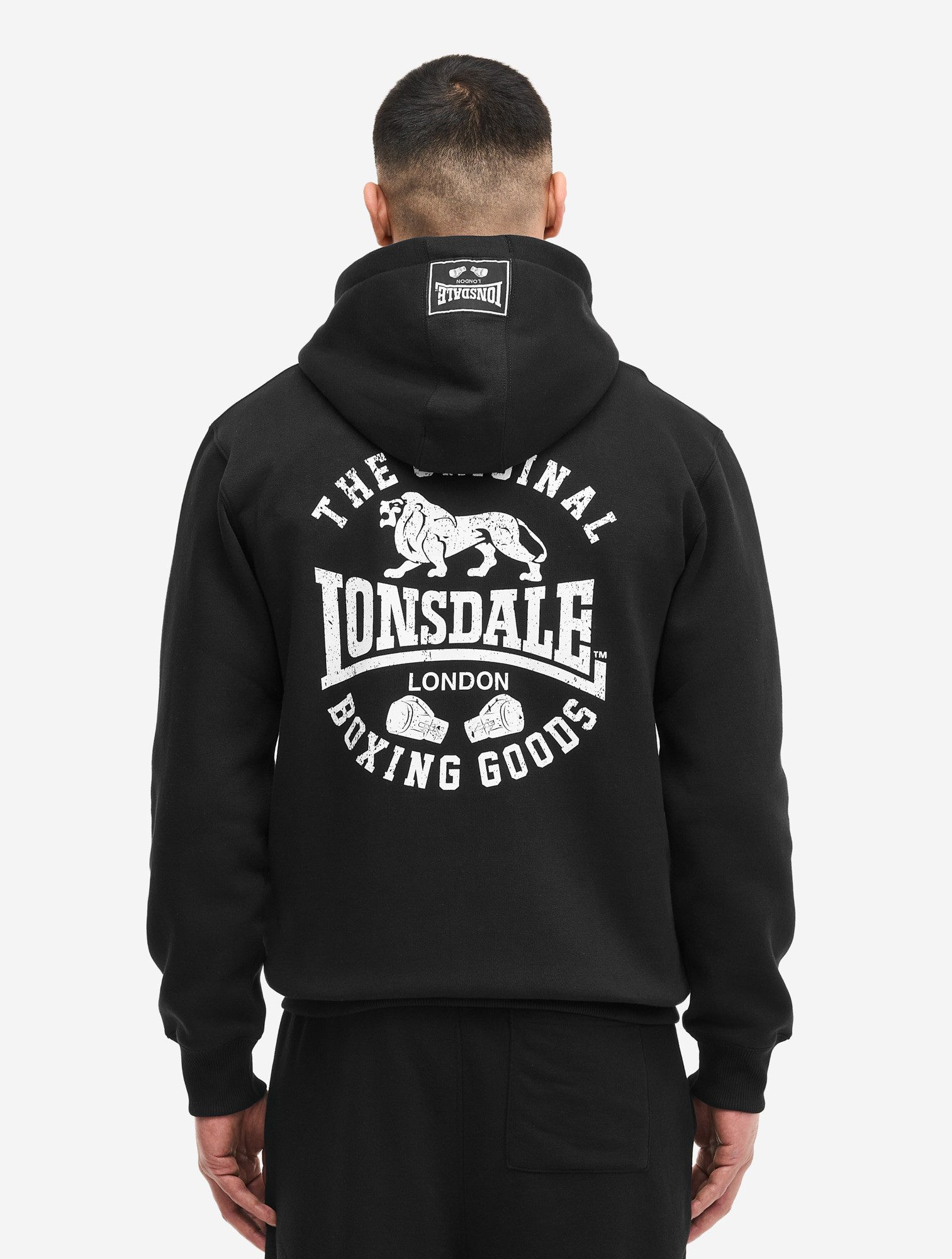 Lonsdale Kapuzensweatjacke SEGHILL für vielseitige Aktivitäten, sportlicher Stil