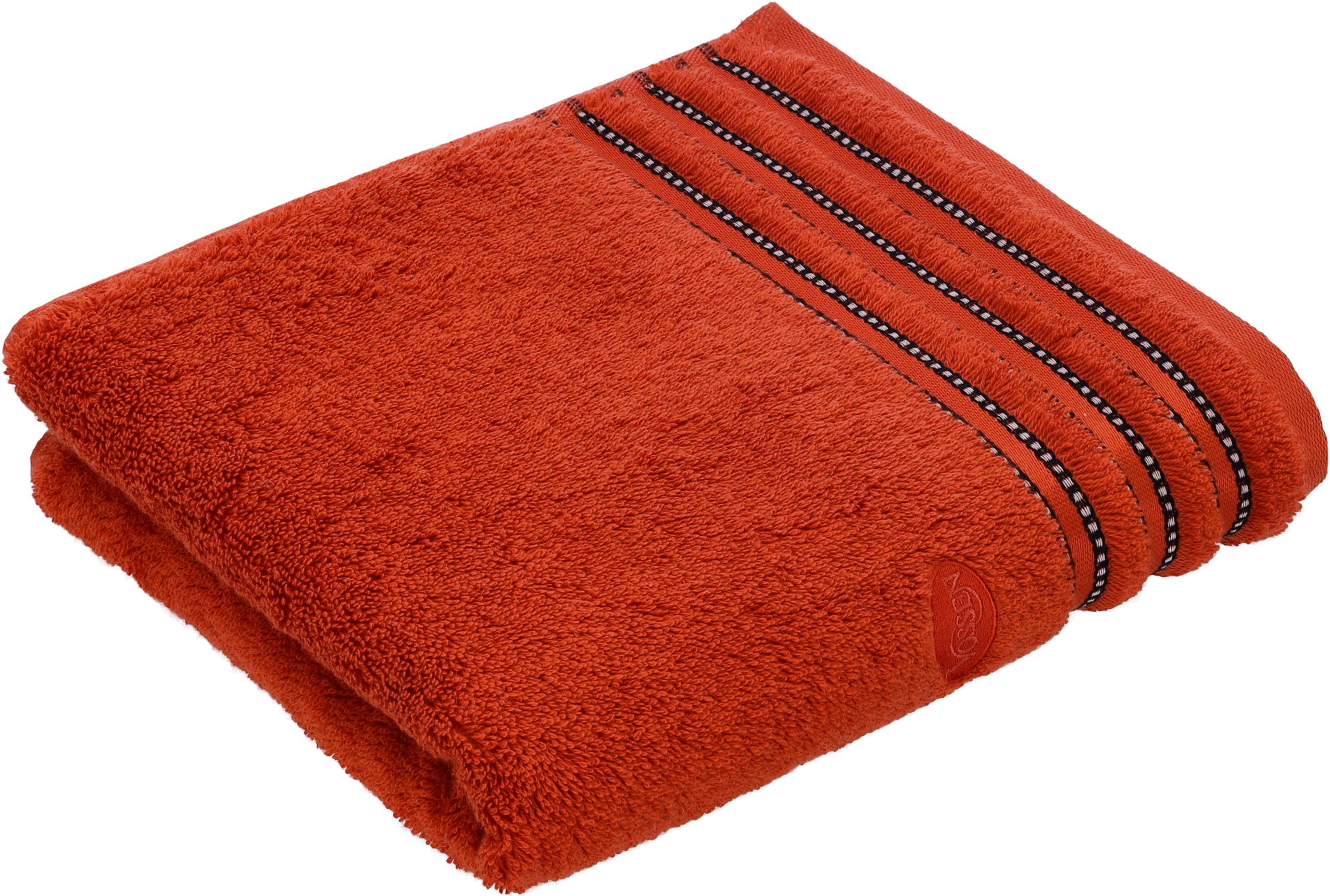 Vossen Handtücher "Cult de Luxe" mit Glanzbordüre günstig online kaufen