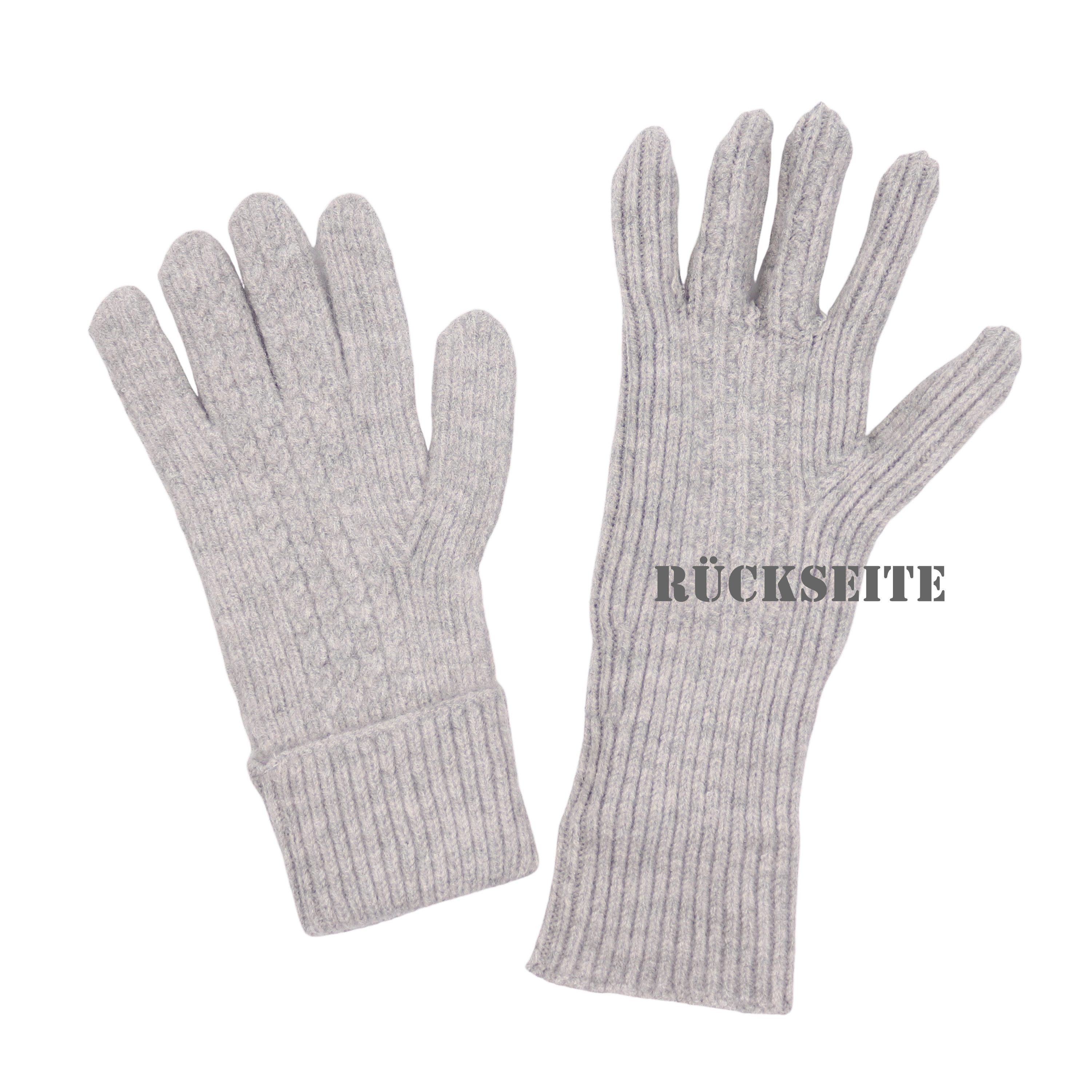MIRROSI Strickhandschuhe Damen Handschuhe warm Weich, Einheitsgröße Zopfmus günstig online kaufen