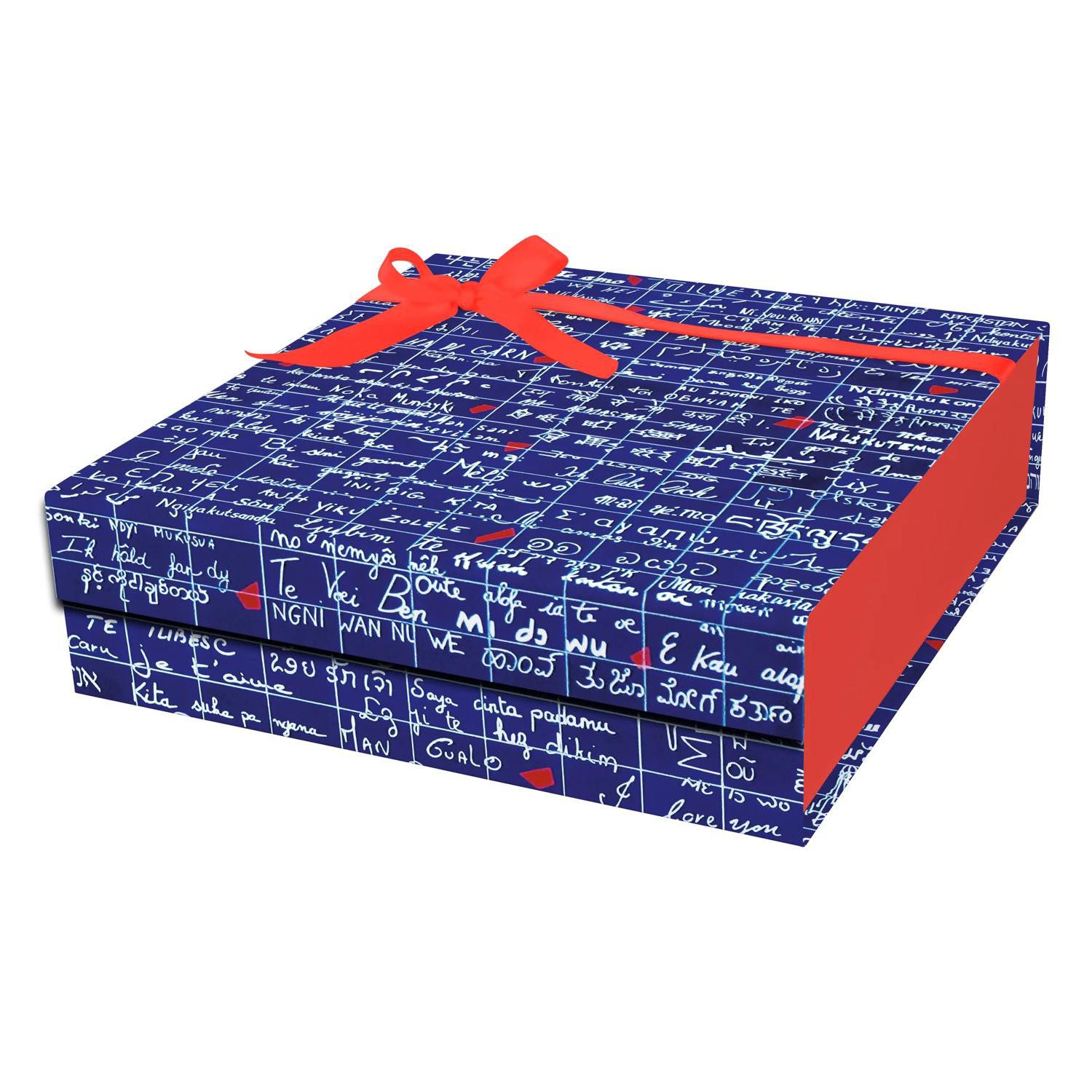 CLAIREFONTAINE Geschenkbox 2x Schachtel magnetischer Klappe 22x22,5x6,5 cm 116326C, Kollektionen Clairefontaine