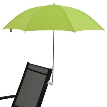 vidaXL Balkonsichtschutz Sonnenschirme für Campingstühle 2 Stk. Grün 105 cm