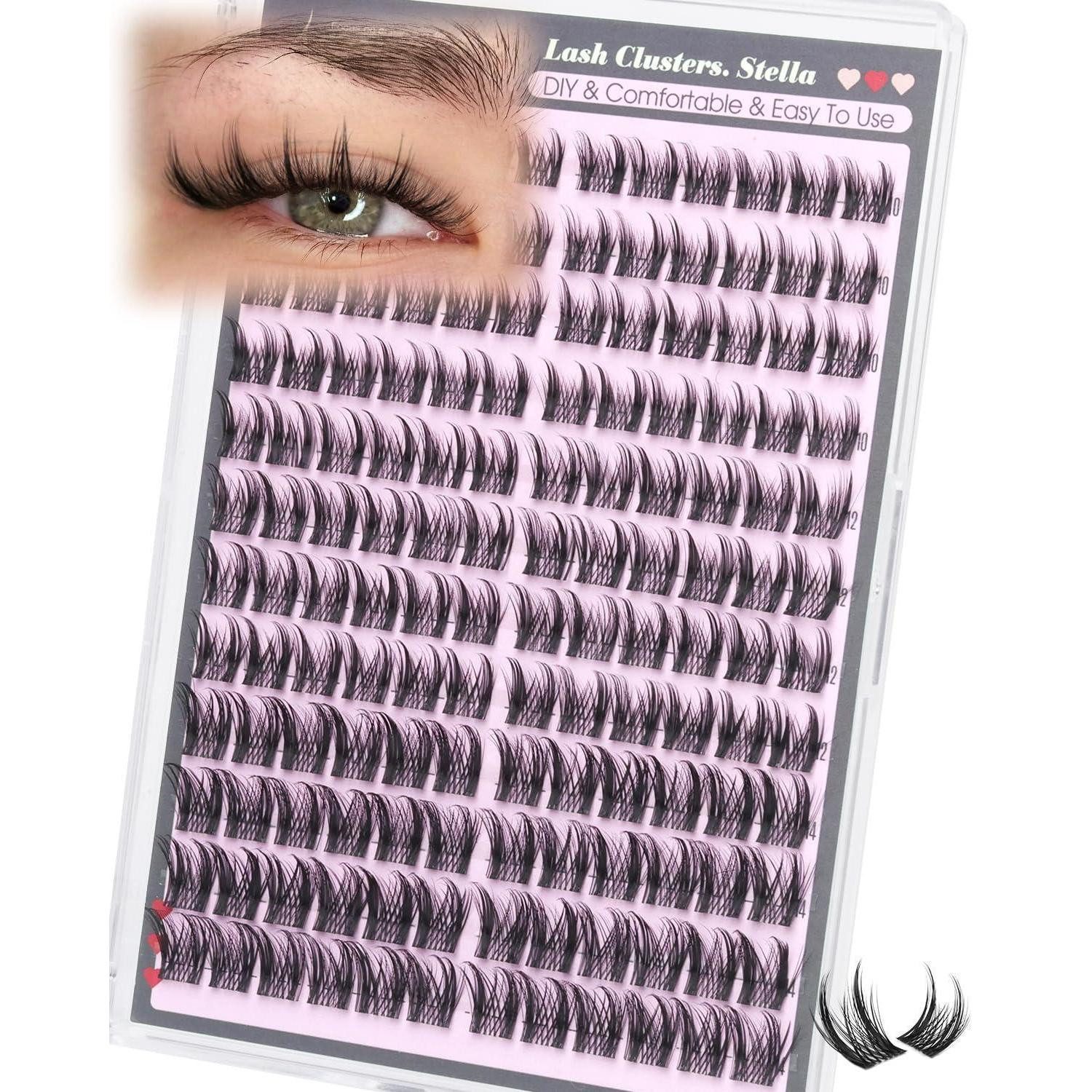 LuxusKollektion Einzelwimpern Wimpern DIY Manga Lashes 10-14MM CD-Curl