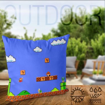 Kissenbezug, VOID, Sofa-Kissen 8Bit Level Outdoor deko super videospiel konsole switch mario
