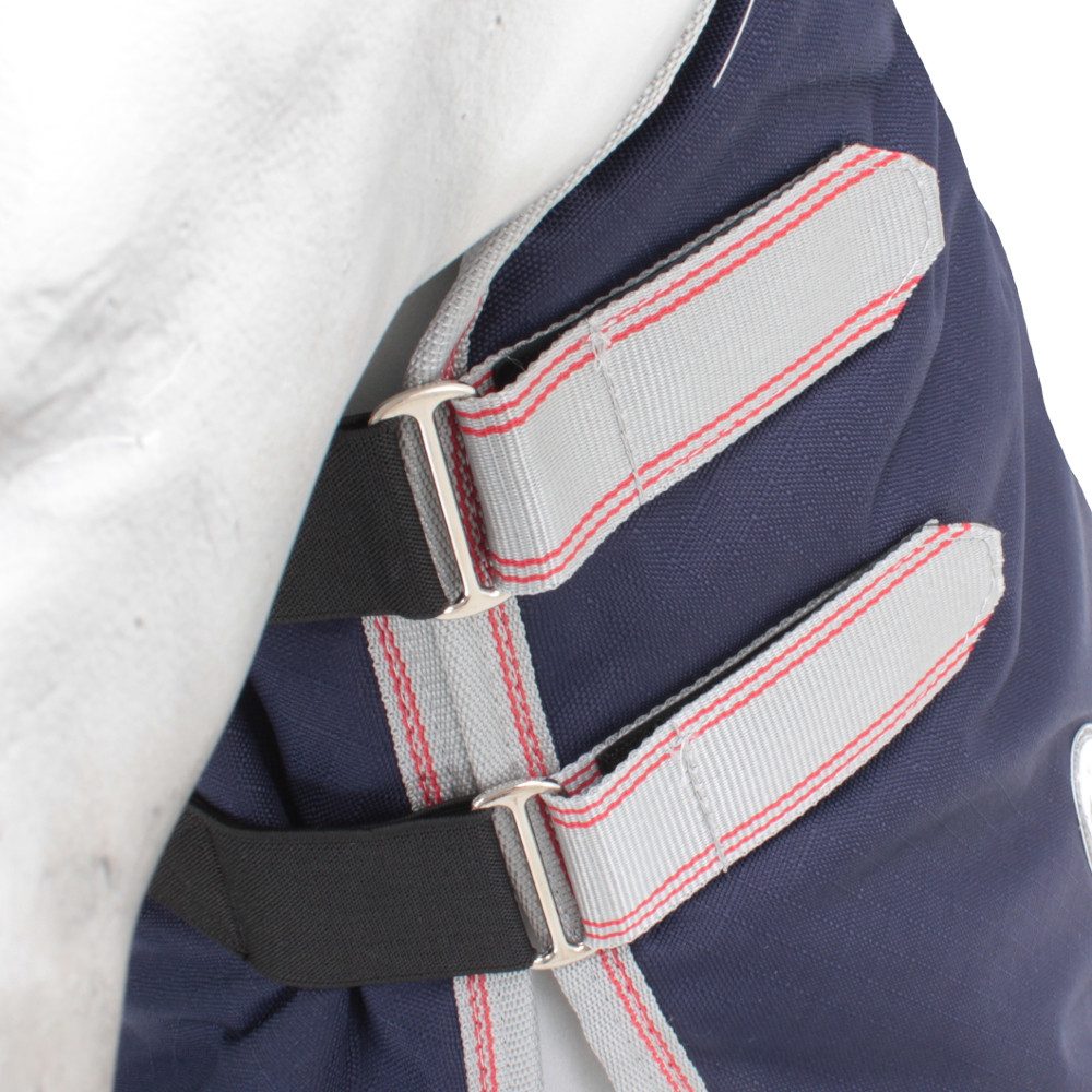 WeatherBeeta Pferde-Regendecke Weatherbeeta Comfitec Essential Neck Rug Lite 0g - navy/silver/red