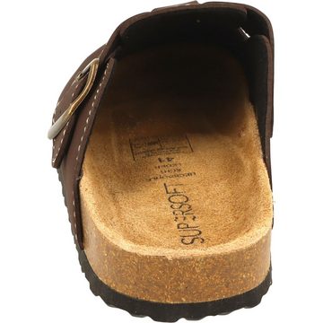 SUPERSOFT Herren 176-002 Komfort Pantolette Pantoffeln Hausschuh Lederfußbett, Gepolstert