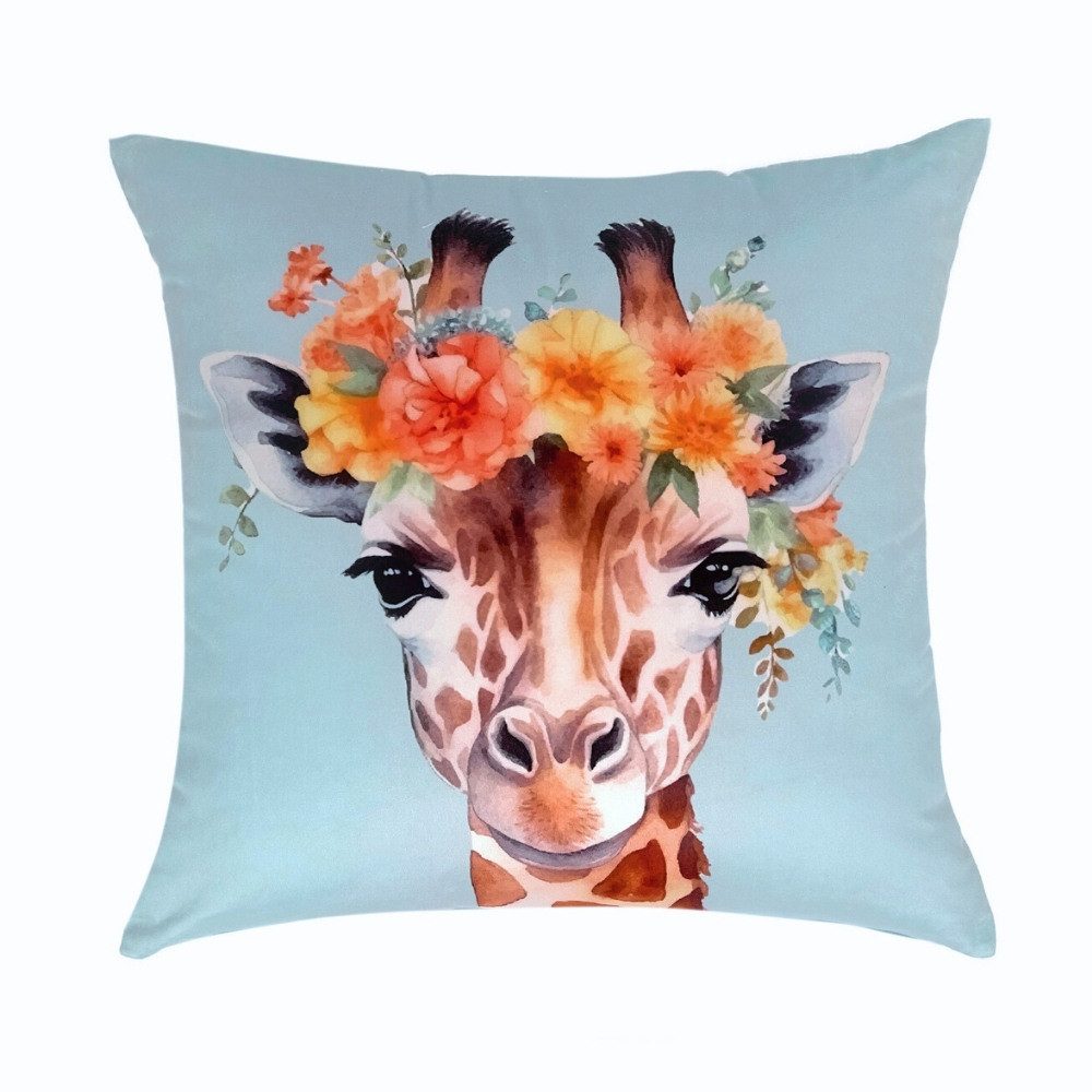 REALLaxx Dekokissen Sprüche & Tiere Motivkissen, 45x45 / 30x50cm lustig bedruckter Kissenbezug inkl. Füllung, waschbar