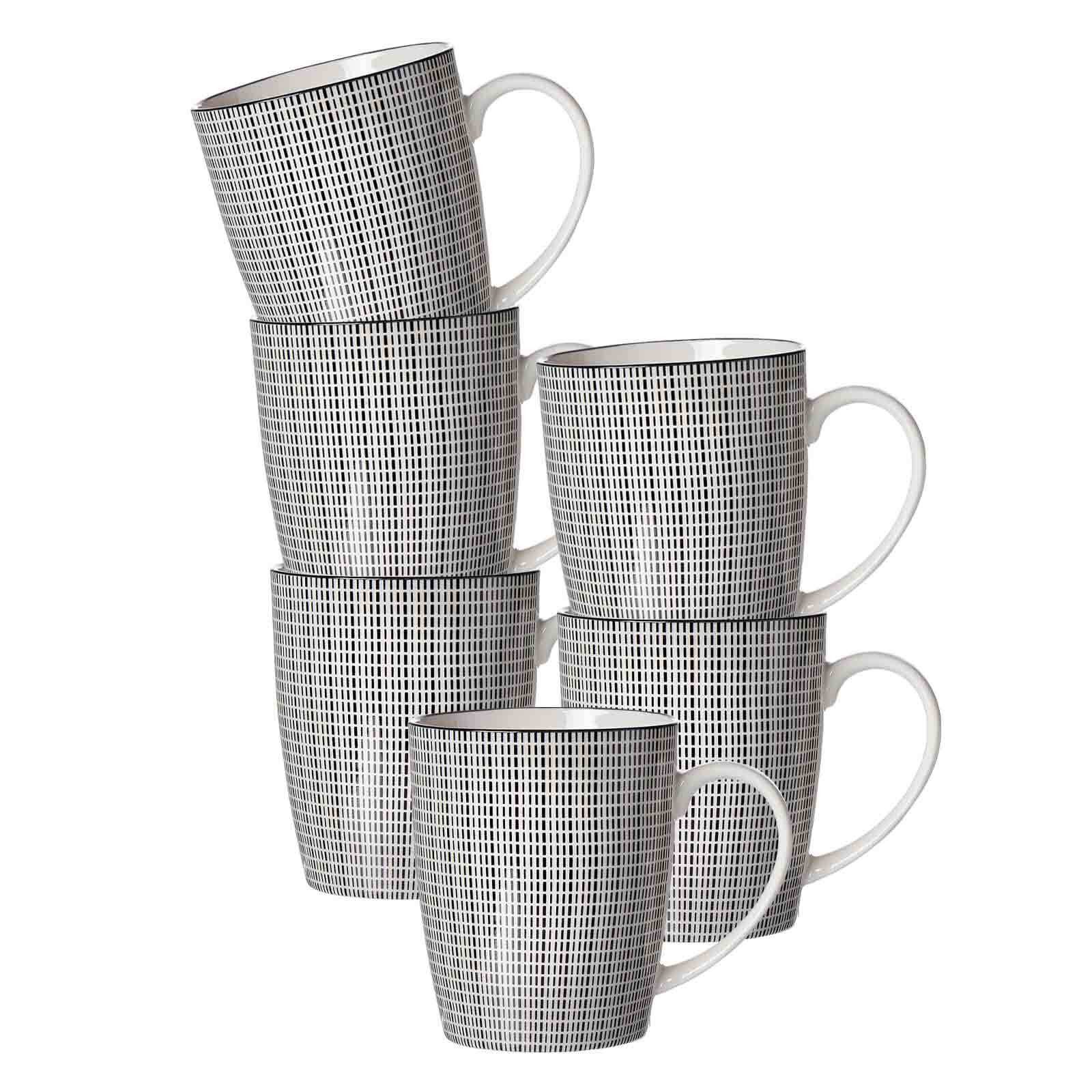 Becher Takeo Stripes Henkelbecher 350 ml 6er Set