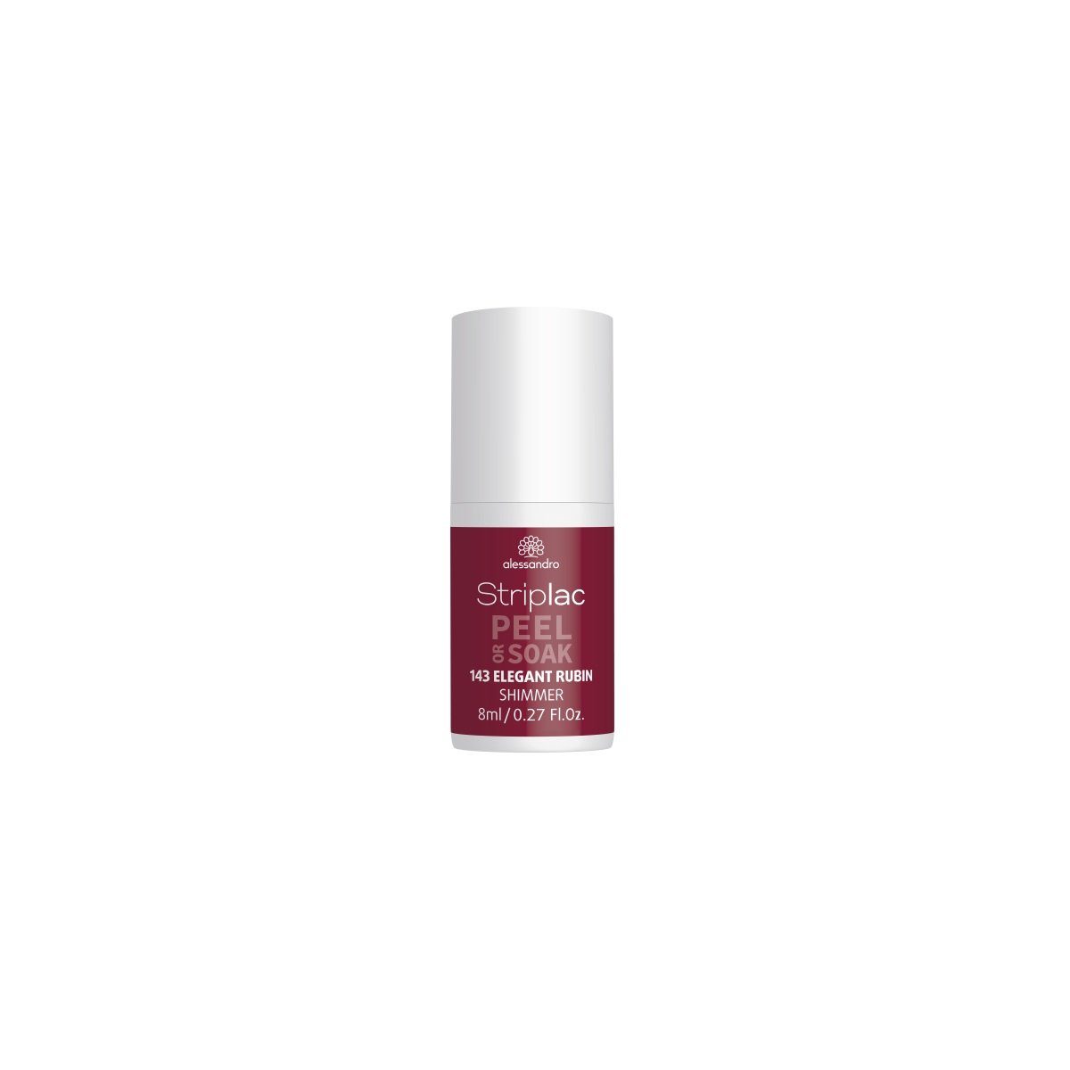 alessandro international Nagellack Alessandro Striplac Peel or Soak 143 Elegant Rubin 8 ml