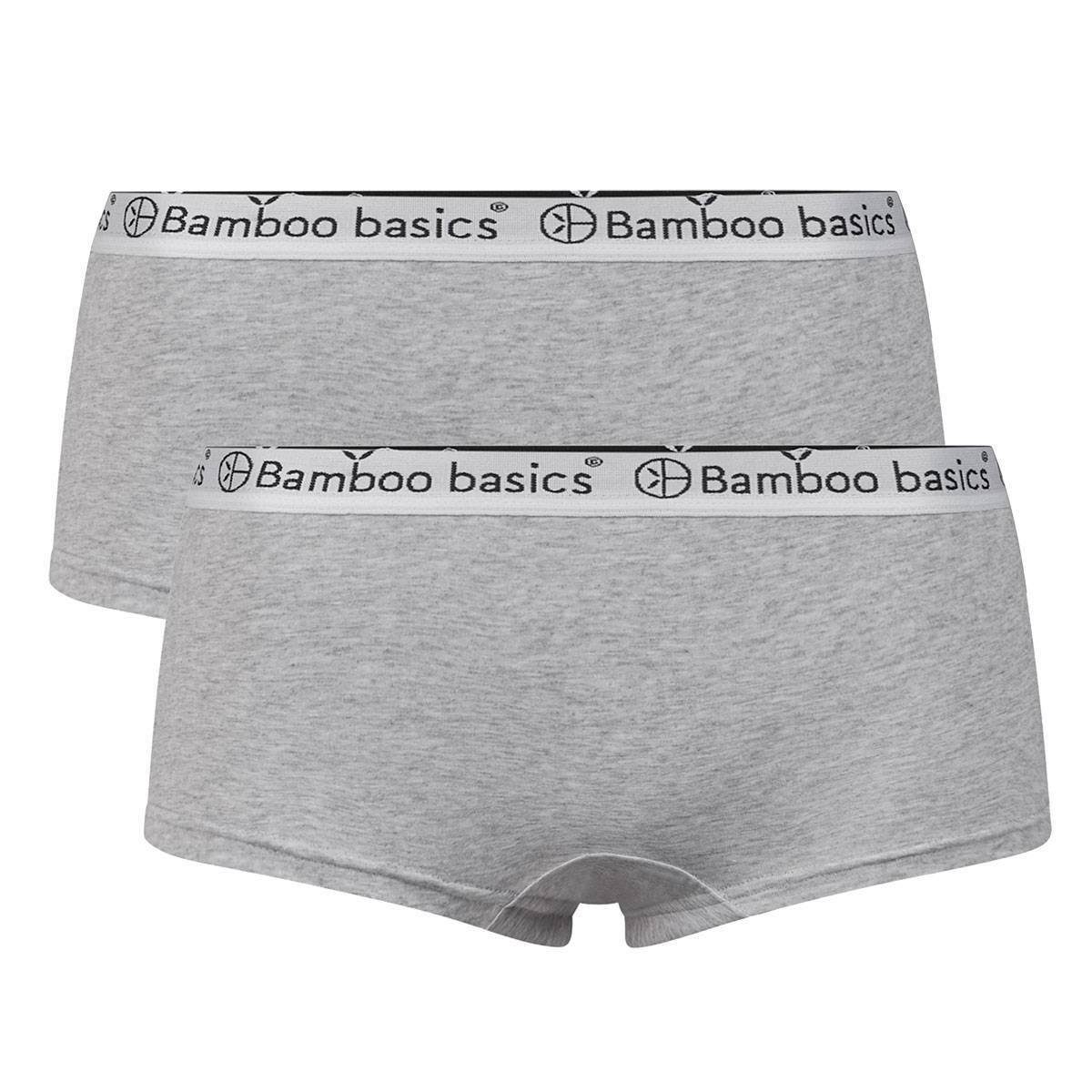 Bamboo 2er - Panty basics Pack IRIS, Panty Damen Hipster Grau