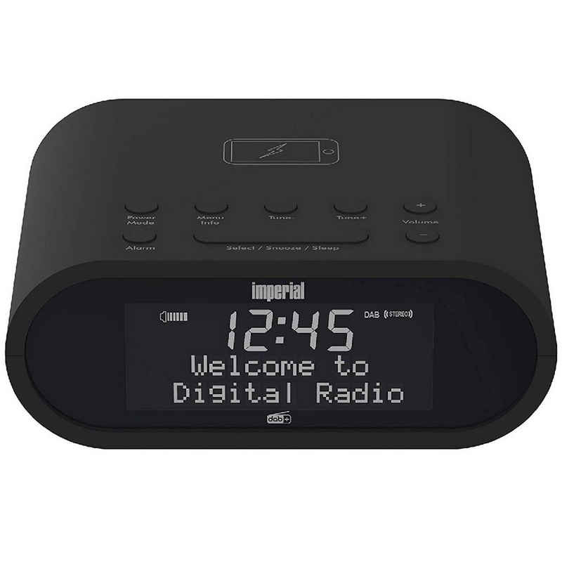 IMPERIAL by TELESTAR Радіо годинники DABMAN d20 Digiradio kompakter DAB+/UKW-Radiowecker Wireless-Charging Drahtlos-Ladestation für Mobilgeräte Display
