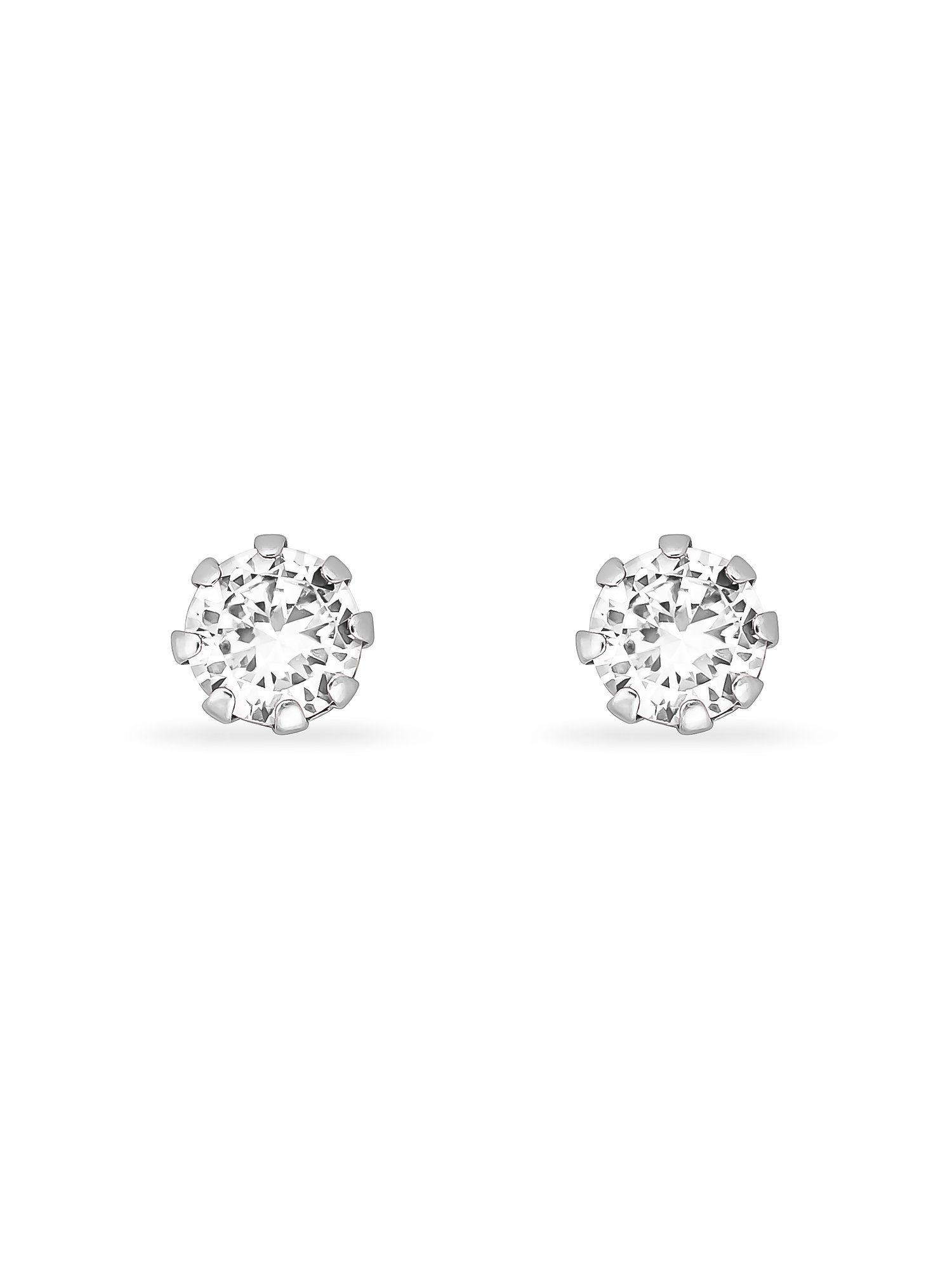 FAVS Paar Ohrstecker FAVS Unisex-Ohrstecker 925er Silber 2 Zirkonia