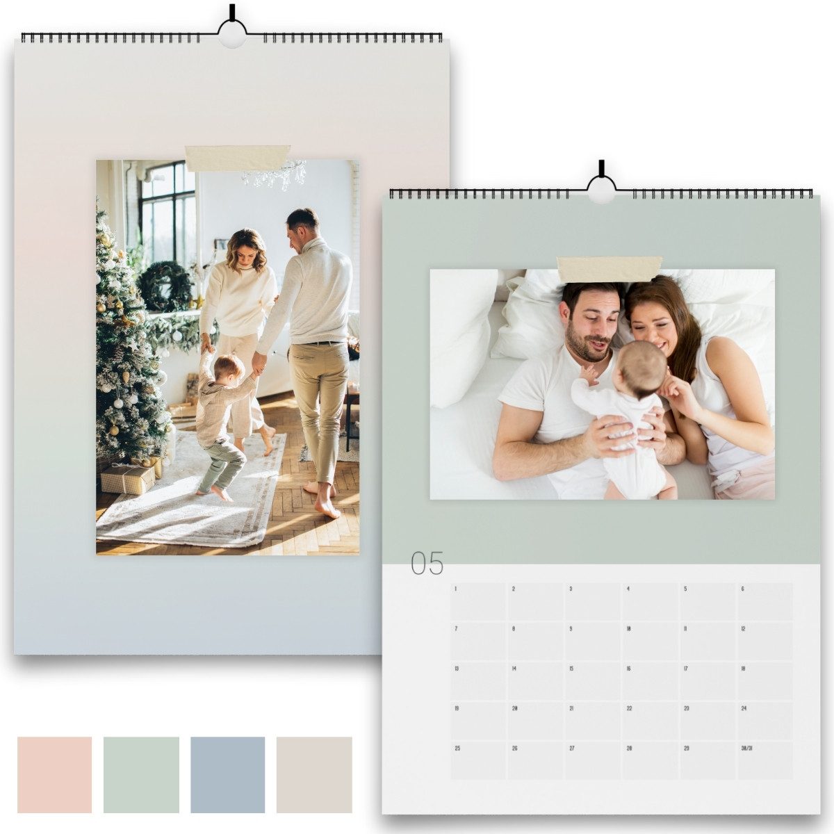 Things of Happiness Календари zum Selbstbasteln DIY Fotokalender Ремесленный календарь, DIY Календари, keine Jahresangabe, DIN A4 Format