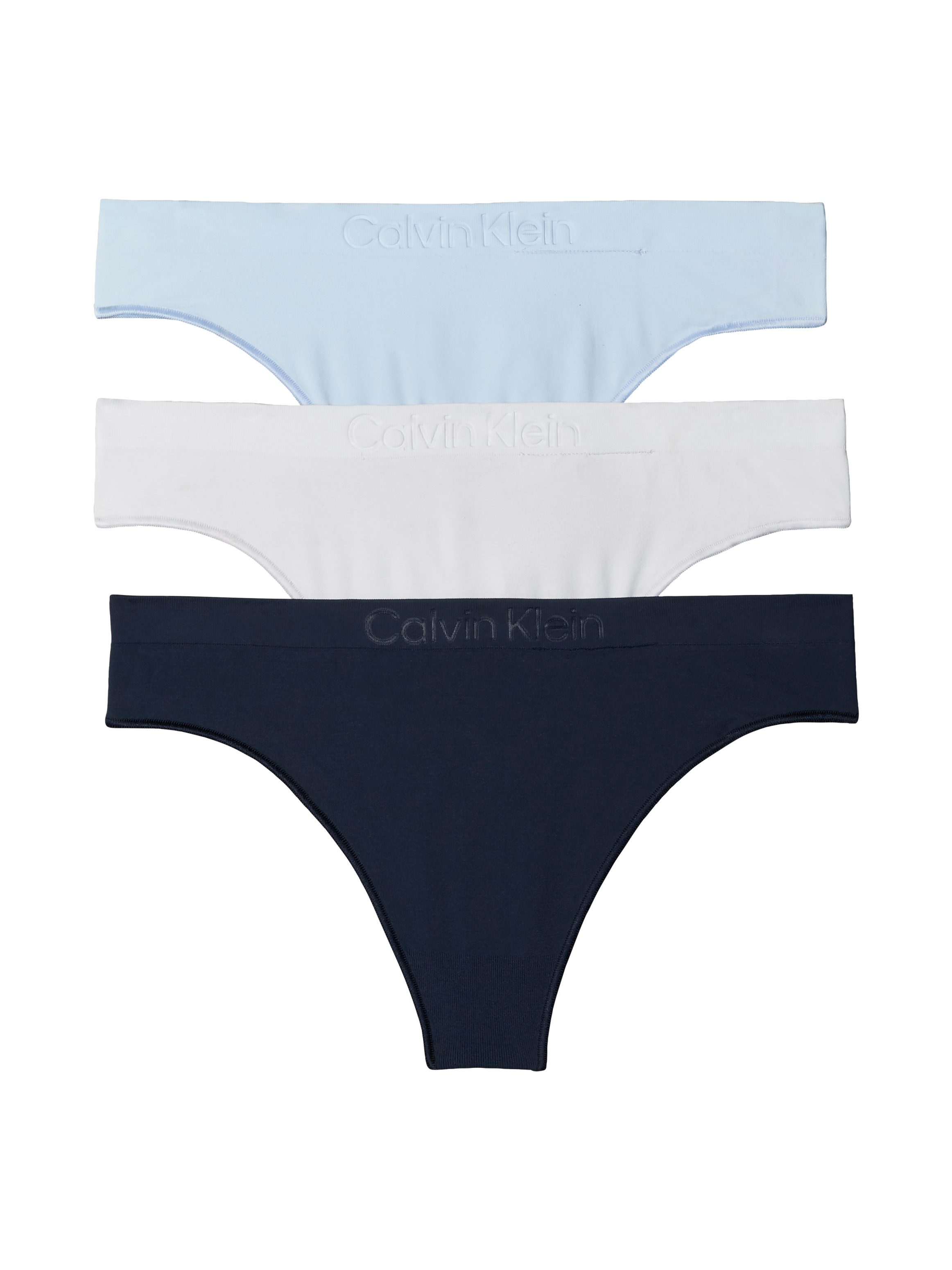 Calvin Klein Underwear Tanga THONG 3 PK (Packung, 3-St) Mit geradem Abschluss