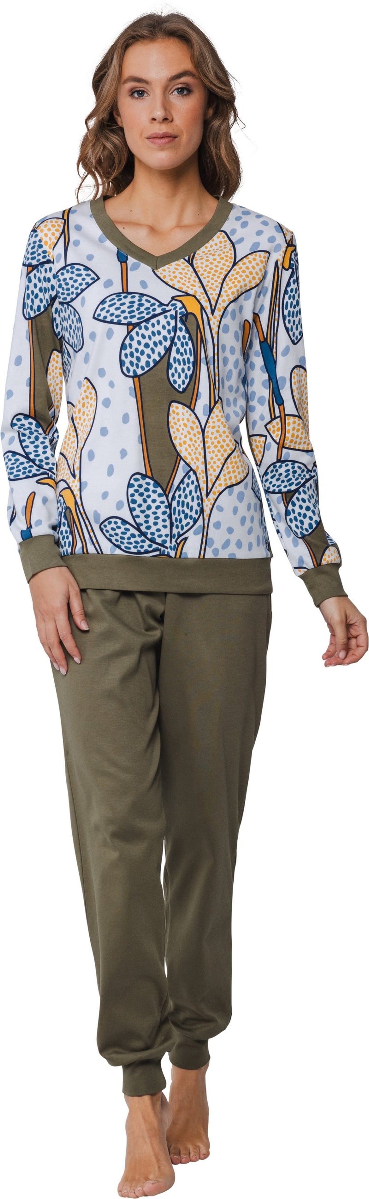 Pastunette Schlafanzug Damen Pyjama Interlock (2 günstig online kaufen