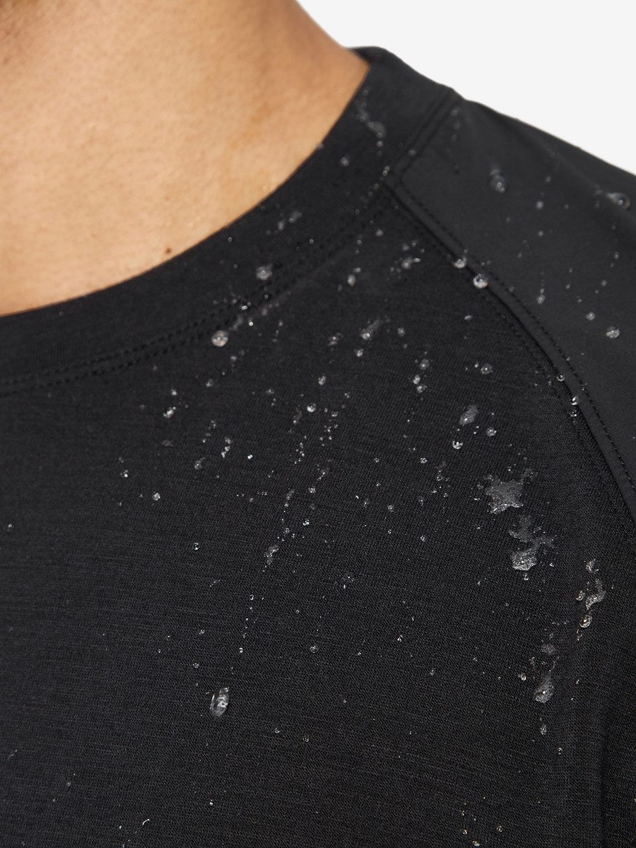 SUPER.NATURAL Langarmshirt für Herren, Merino M DWR LS wasserabweisend