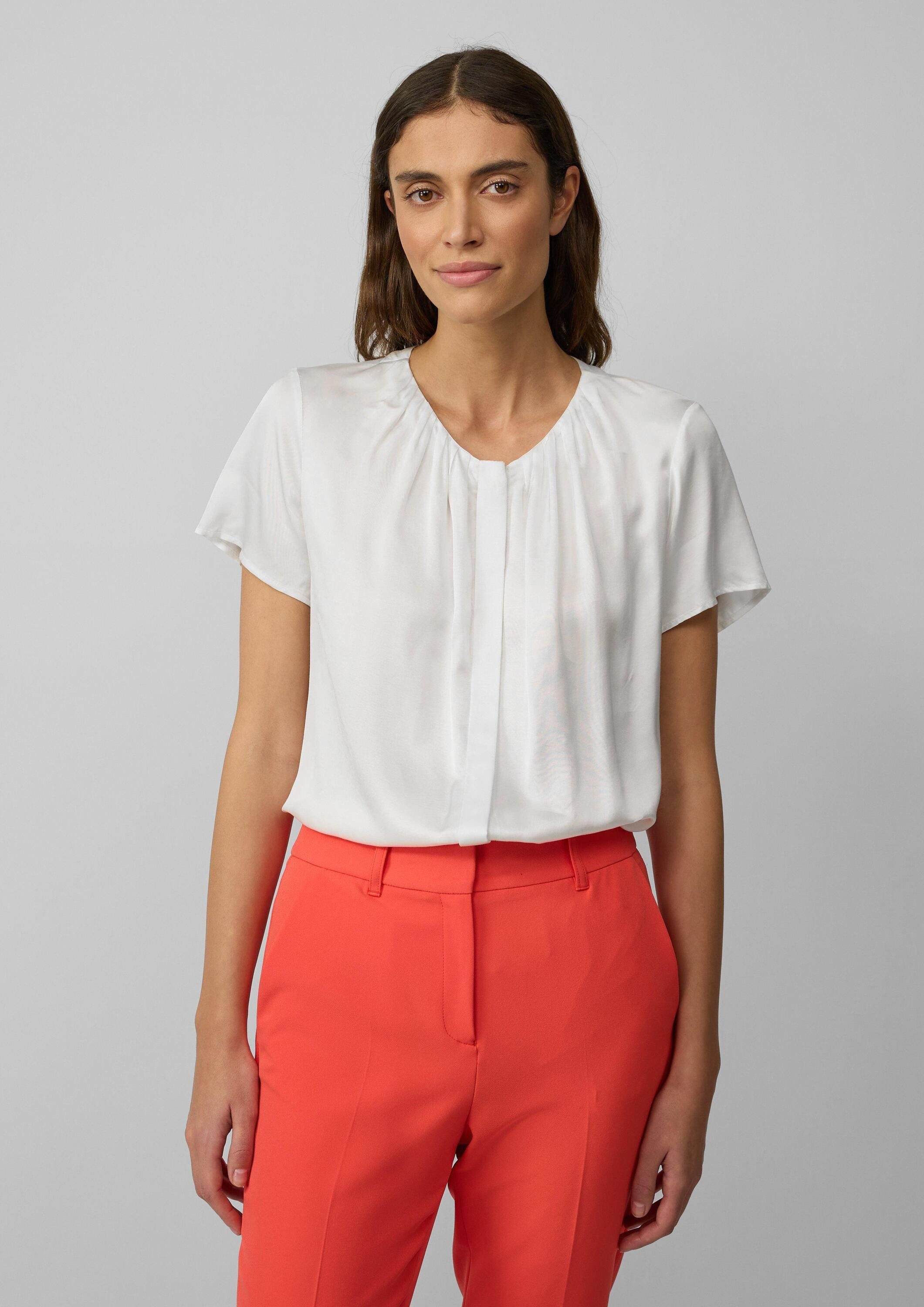 s.Oliver Kurzarmbluse Bluse (1-tlg) günstig online kaufen