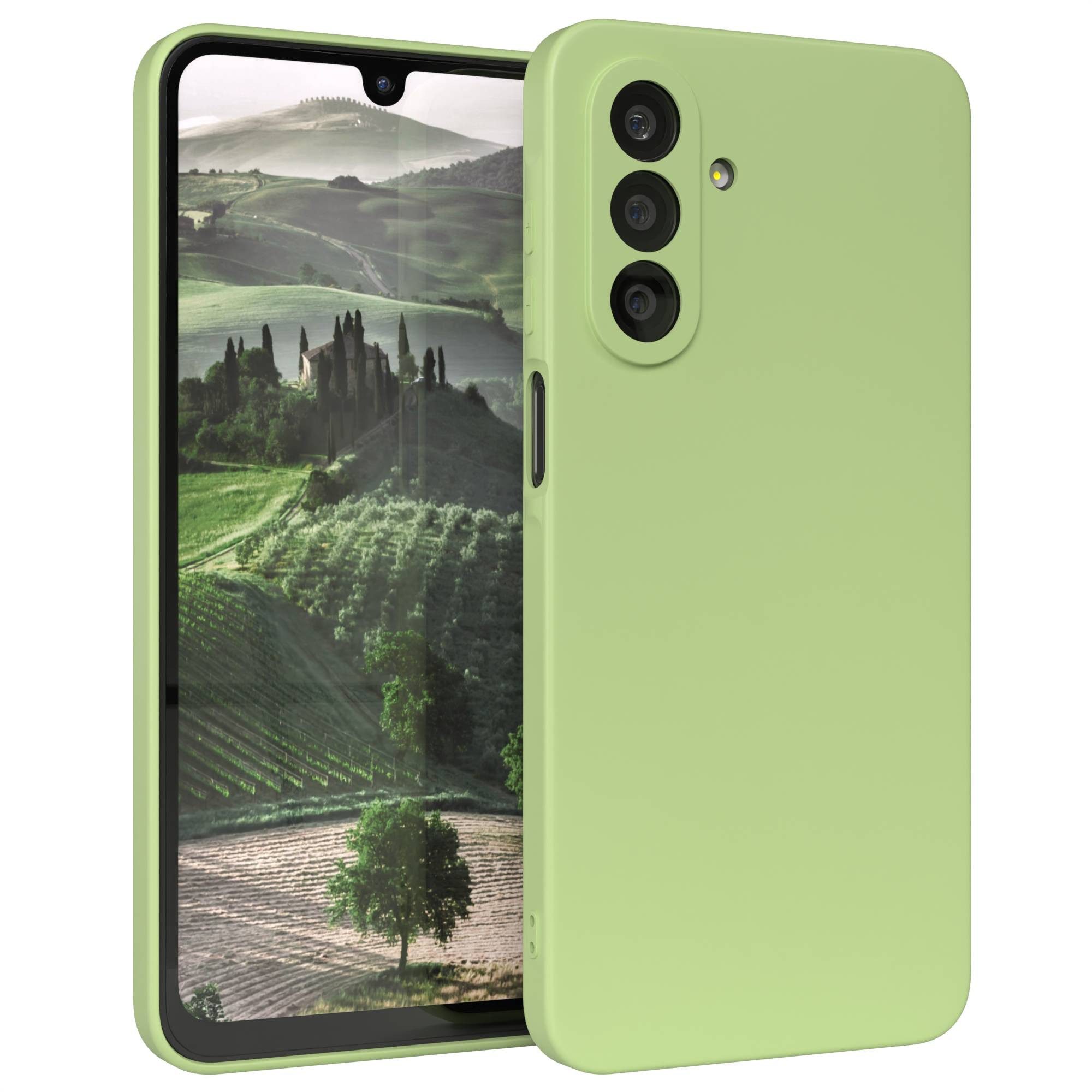 EAZY CASE Handyhülle für Samsung Galaxy A26 Hülle Silikon 6,7 Zoll, Smart Slimcover Matt Silikon Schutzhülle mit Kameraschutz tpu Grün