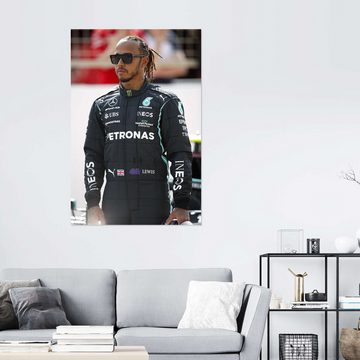 Posterlounge Wandfolie Motorsport Images, Lewis Hamilton, Mercedes 2021, Wohnzimmer Fotografie