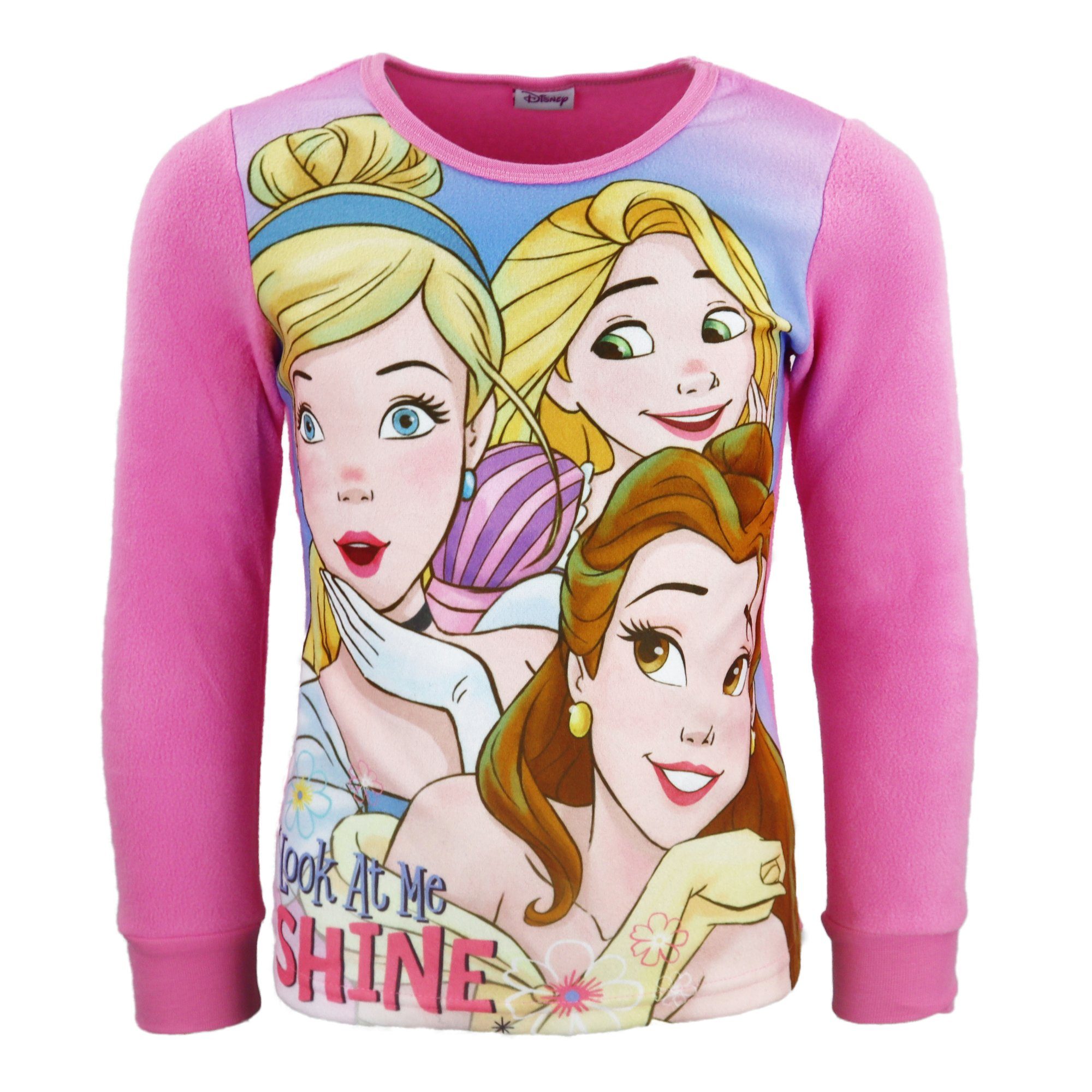 Disney Fleece Schlafanzug Kinder 92 Pink Polar Disney Prinzessinnen Gr. Hausanzug Schlafanzug 128 bis