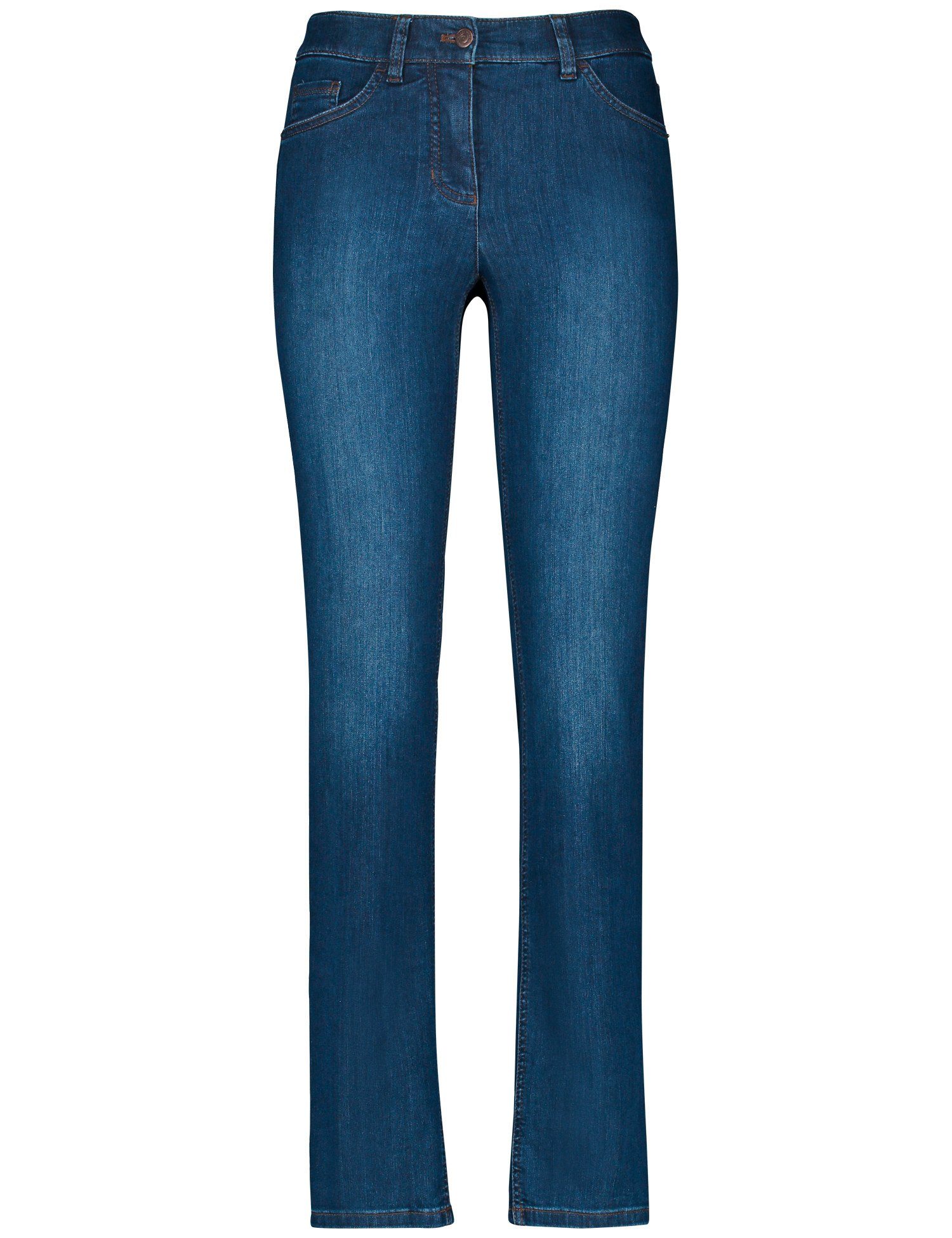 Slimfit WEBER Stretch-Jeans 5-Pocket mit Jeans dark Best4me blue denim GERRY use